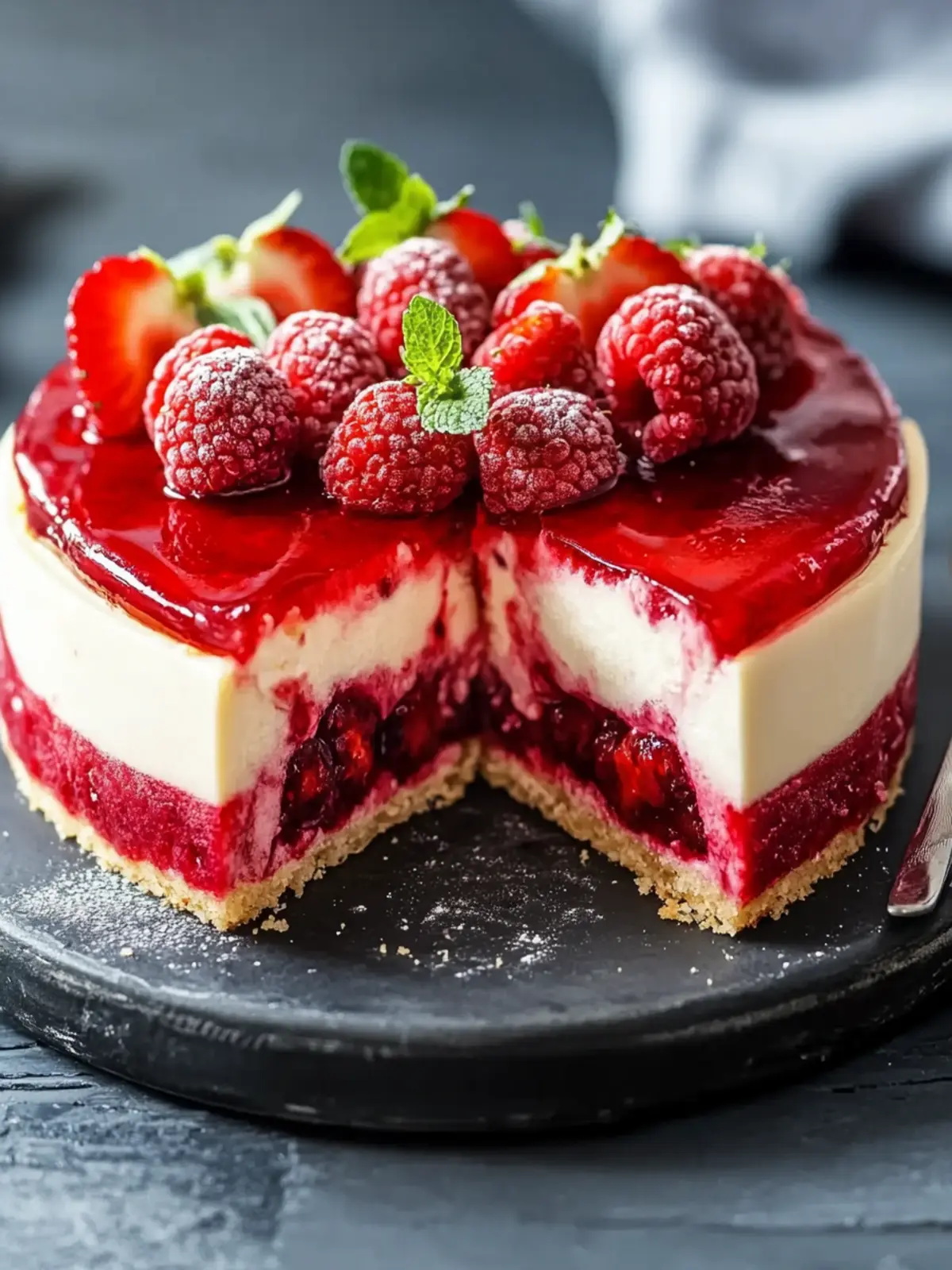 Roten Samt Erdbeerkäsekuchen: Ein Genuss für jeden Anlass 2 Roten Samt Erdbeerkäsekuchen