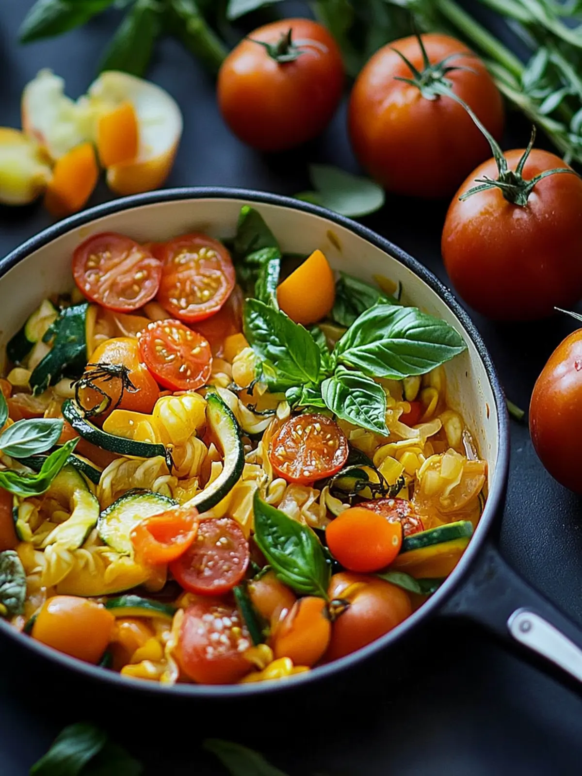 Zucchini und Tomatenreis: Gesund, schnell und lecker zubereitet 2 Zucchini und Tomatenreis