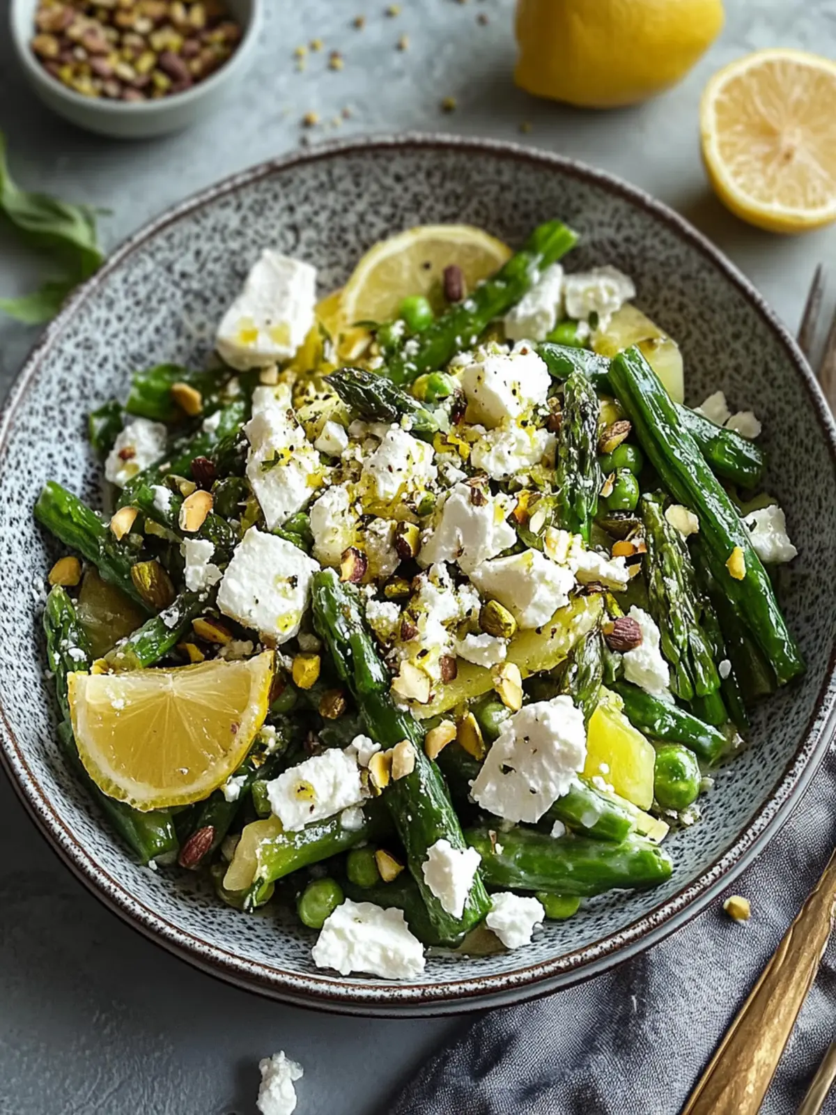 Frischer Spargelsalat mit Feta und Pistazien – Lecker und Gesund 5 Spargelsalat mit Feta und Pistazien