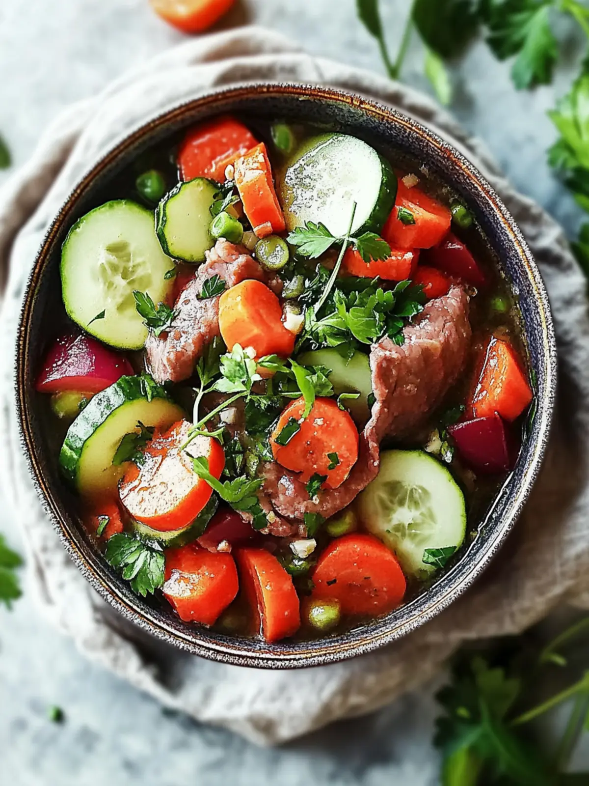 Herzhafter marokkanischer Rindfleischeintopf für kalte Abende 2 marokkanischer Rindfleischeintopf