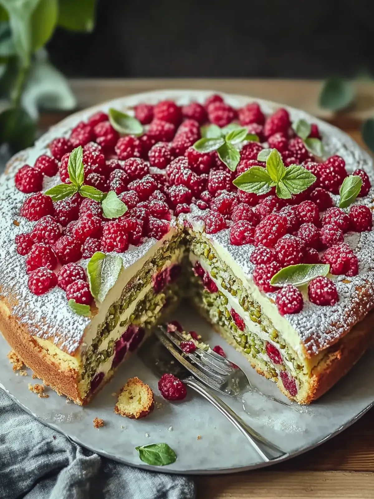Himmlischer Pistazien- und Himbeerkuchen für jeden Anlass 4 Himmlischer Pistazien- und Himbeerkuchen