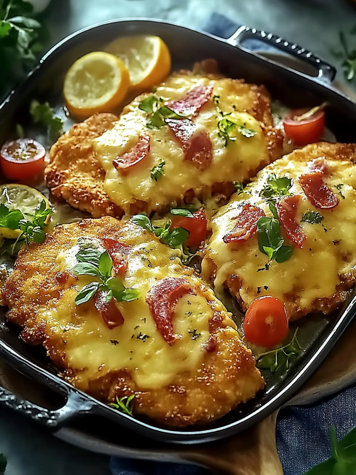 Incredible Ultimate Baked Party Schnitzel: Knusprig und Lecker 4 Incredible Ultimate Baked Party Schnitzel aus dem Ofen