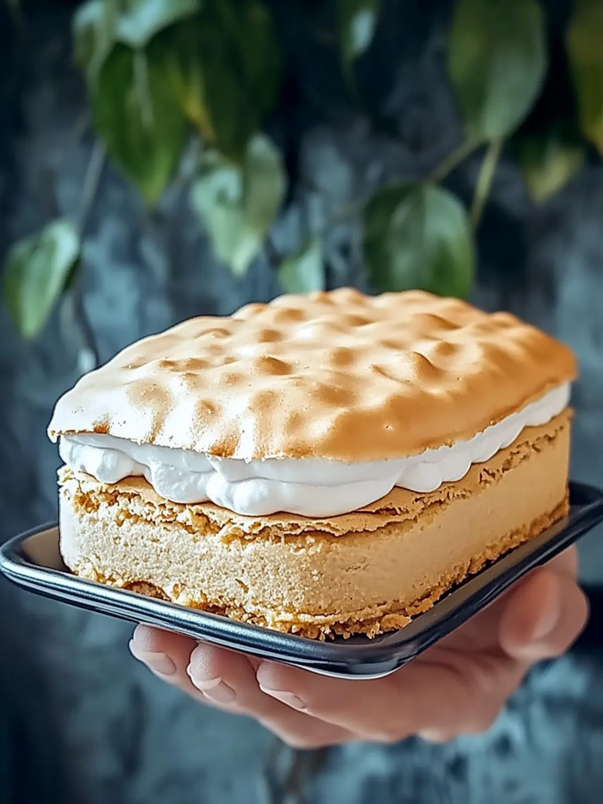 Leckerer Rhabarber- und Apfelkuchen mit Baiser für jede Feier 3 Rhabarber- und Apfelkuchen mit Baiser