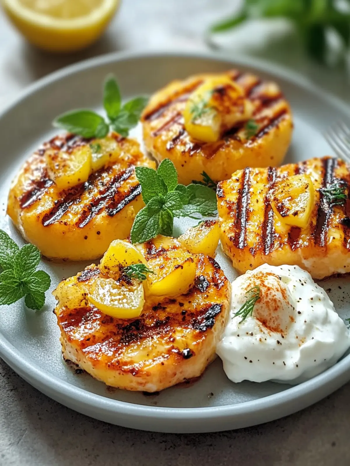 Gegrillte Pfirsiche mit Joghurt und Honig – Erfrischender Genuss für den Sommer 5 Gegrillte Pfirsiche mit Joghurt und Honig