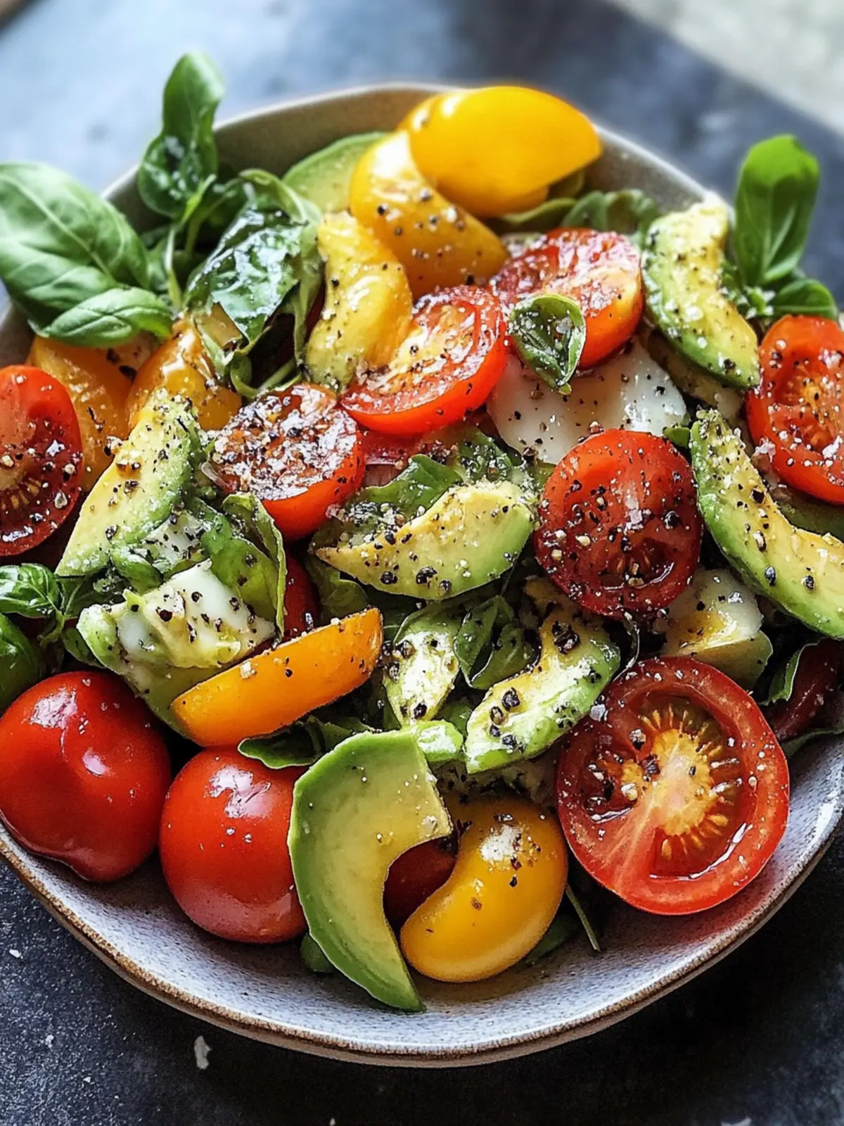 Frischer Salat zum Grillen mit Avocado und Tomaten genießen 4 Salat zum Grillen mit Avocado und Tomaten
