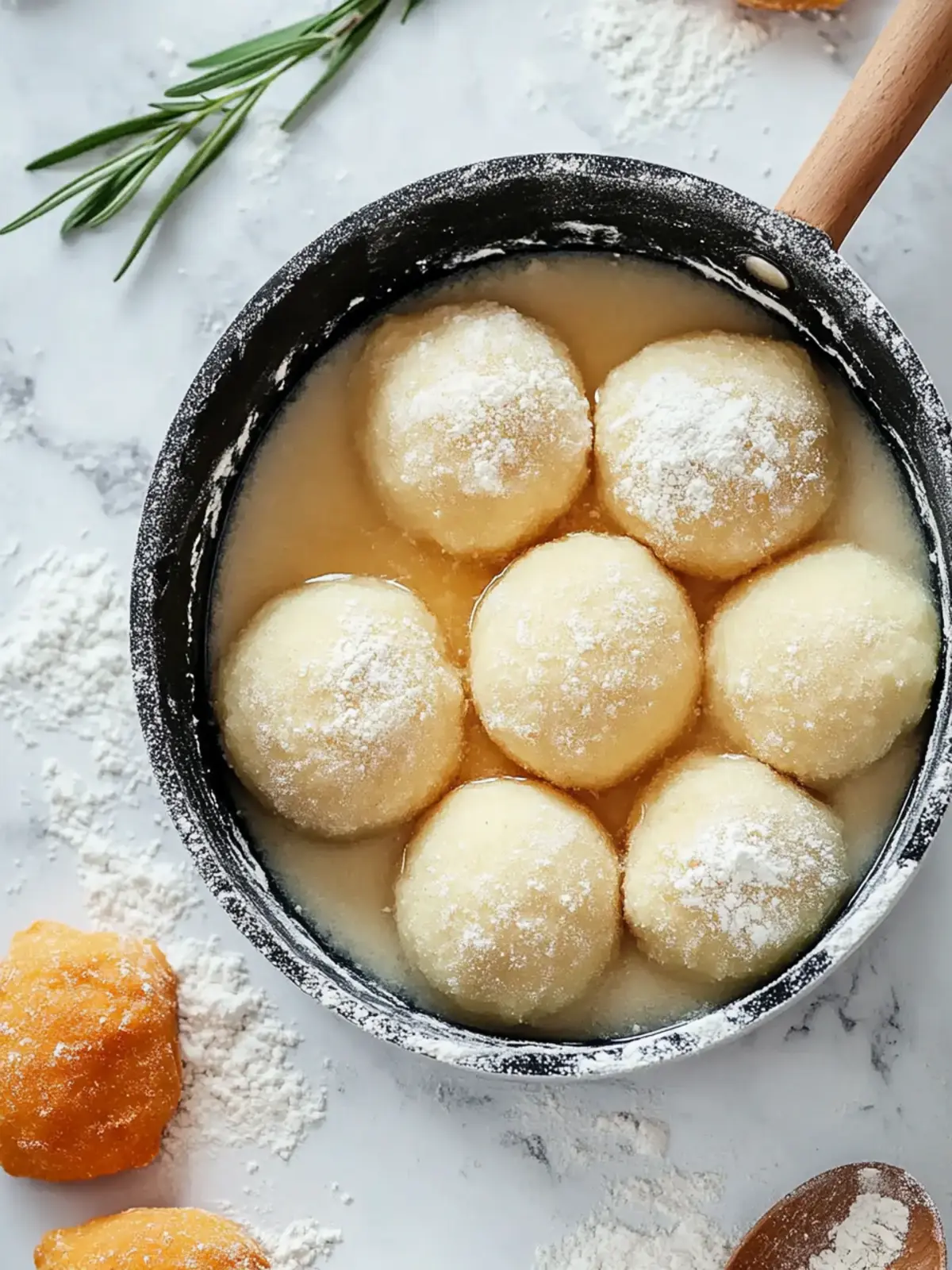 Fluffige Maisbrotklöße für herzhafte Eintöpfe genießen 3 Maisbrotklöße