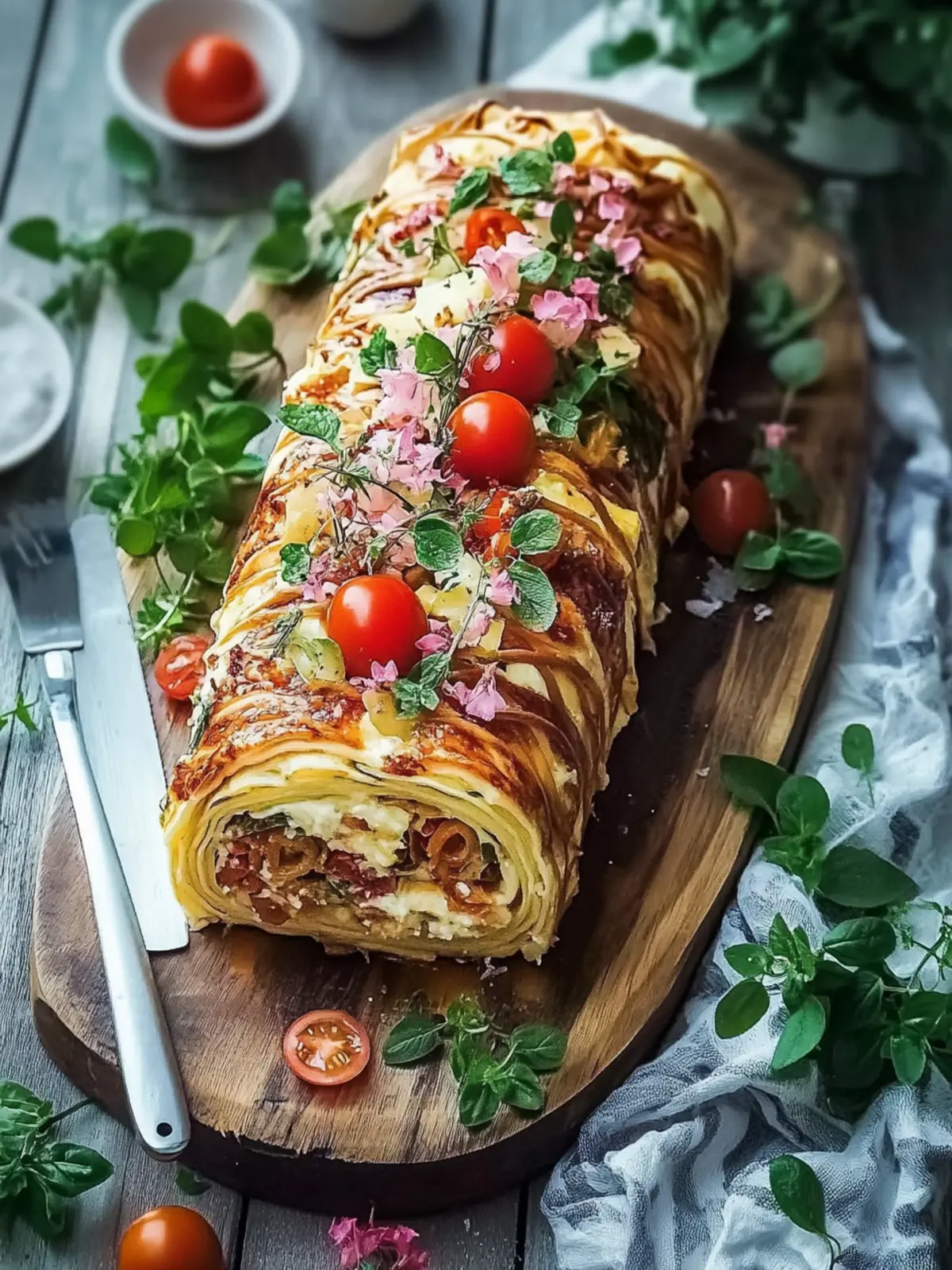Maxi-Roulade mit knuspriger Zwiebelkruste – Ein Fest für die Sinne 3 Maxi-Roulade mit knuspriger Zwiebelkruste