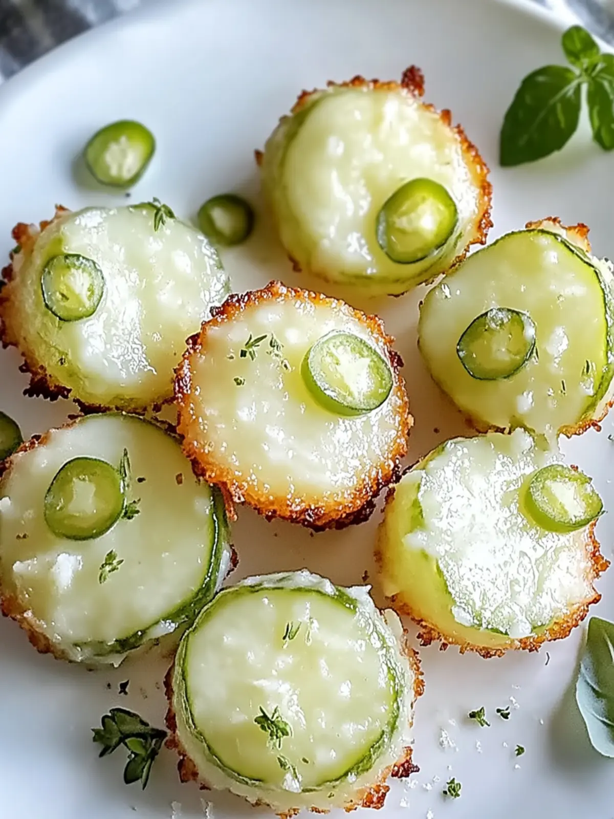 Knusprige Gurkenkäsebällchen für den perfekten Snack im Handumdrehen 3 Knusprige Gurkenkäsebällchen für den perfekten Snack