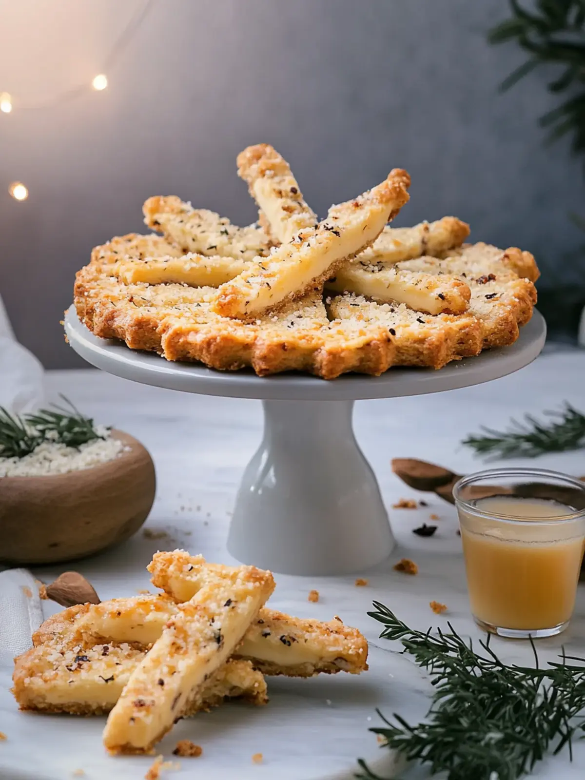 Herzhafte Mürbeteigkekse mit Parmesan Käse für tollen Genuss 2 Herzhafte Mürbeteigkekse mit Parmesan Käse