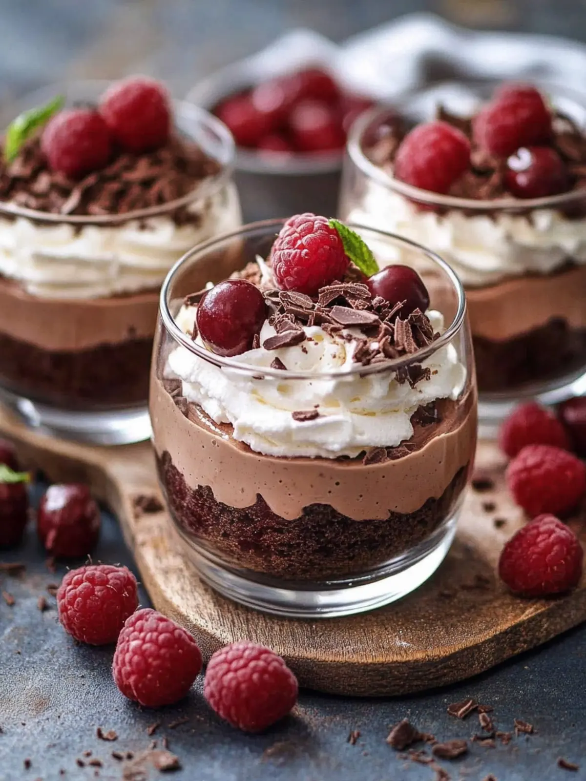 Schokoladenkirschen-Dessert: Cremig und schnell zubereitet 4 Schokoladenkirschen-Dessert