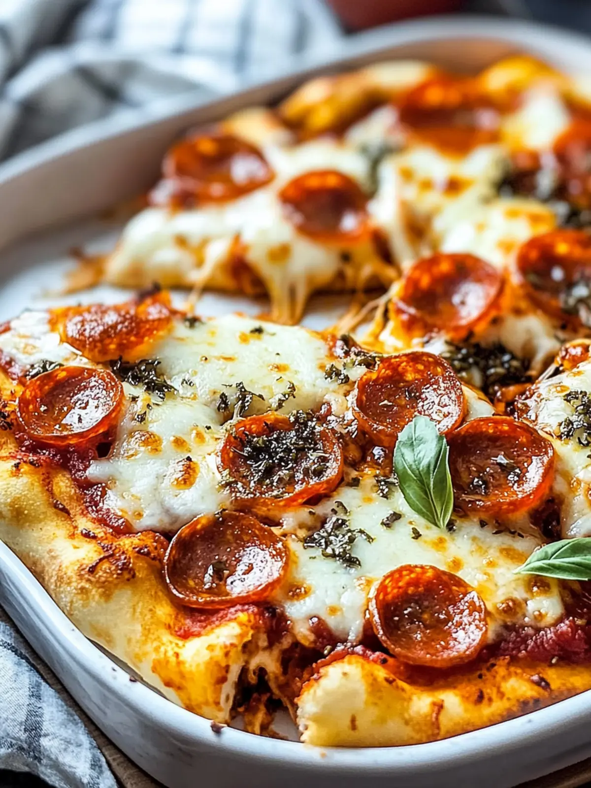 Einfache Pizza-Auflaufform Abendessen für ganze Familie 4 Einfache Pizza-Auflaufform Abendessen