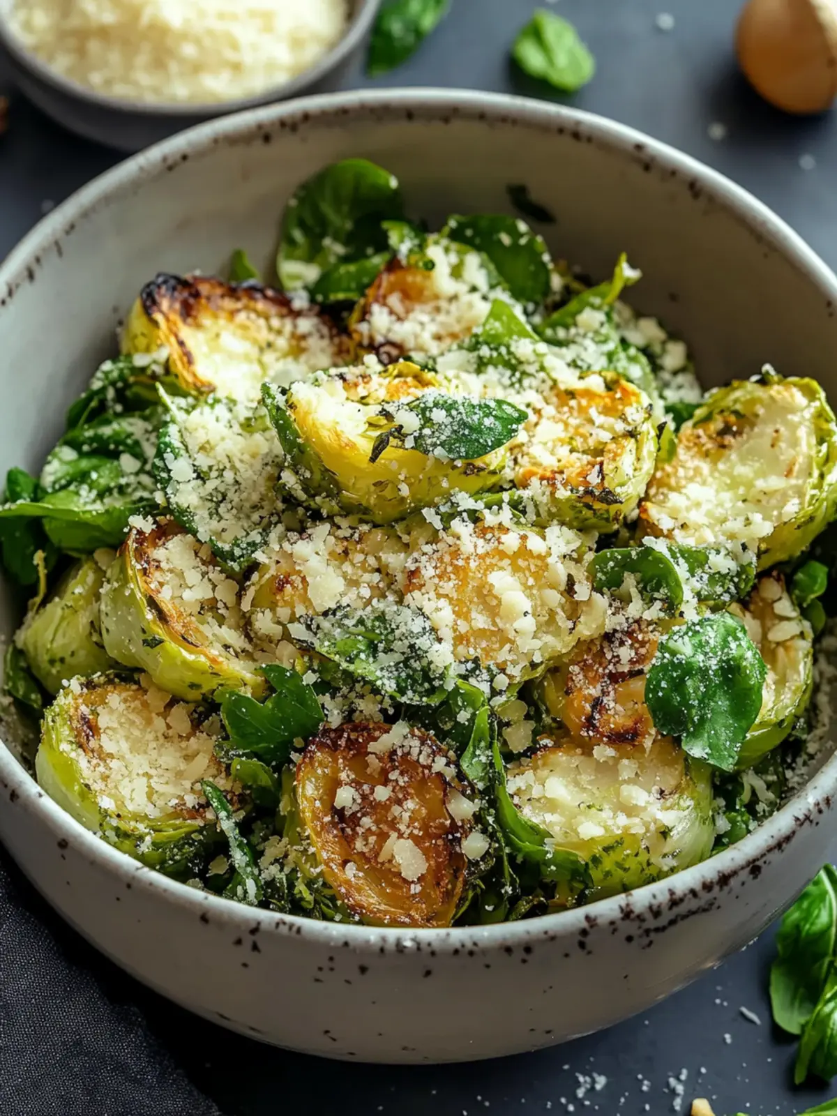 Herzhafte Parmesan geröstete Rosenkohl für echte Genießer 4 Herzhafte Parmesan geröstete Rosenkohl