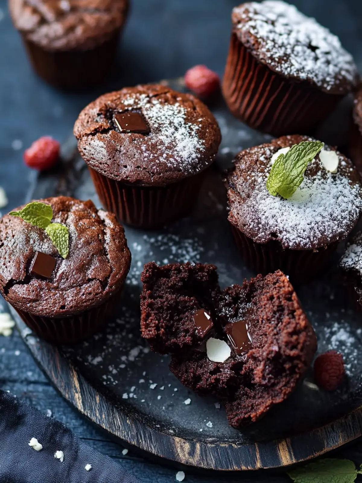 Feuchte Brownie-Muffins für unvergleichlichen Schokoladengenuss 2 Feuchte Brownie-Muffins