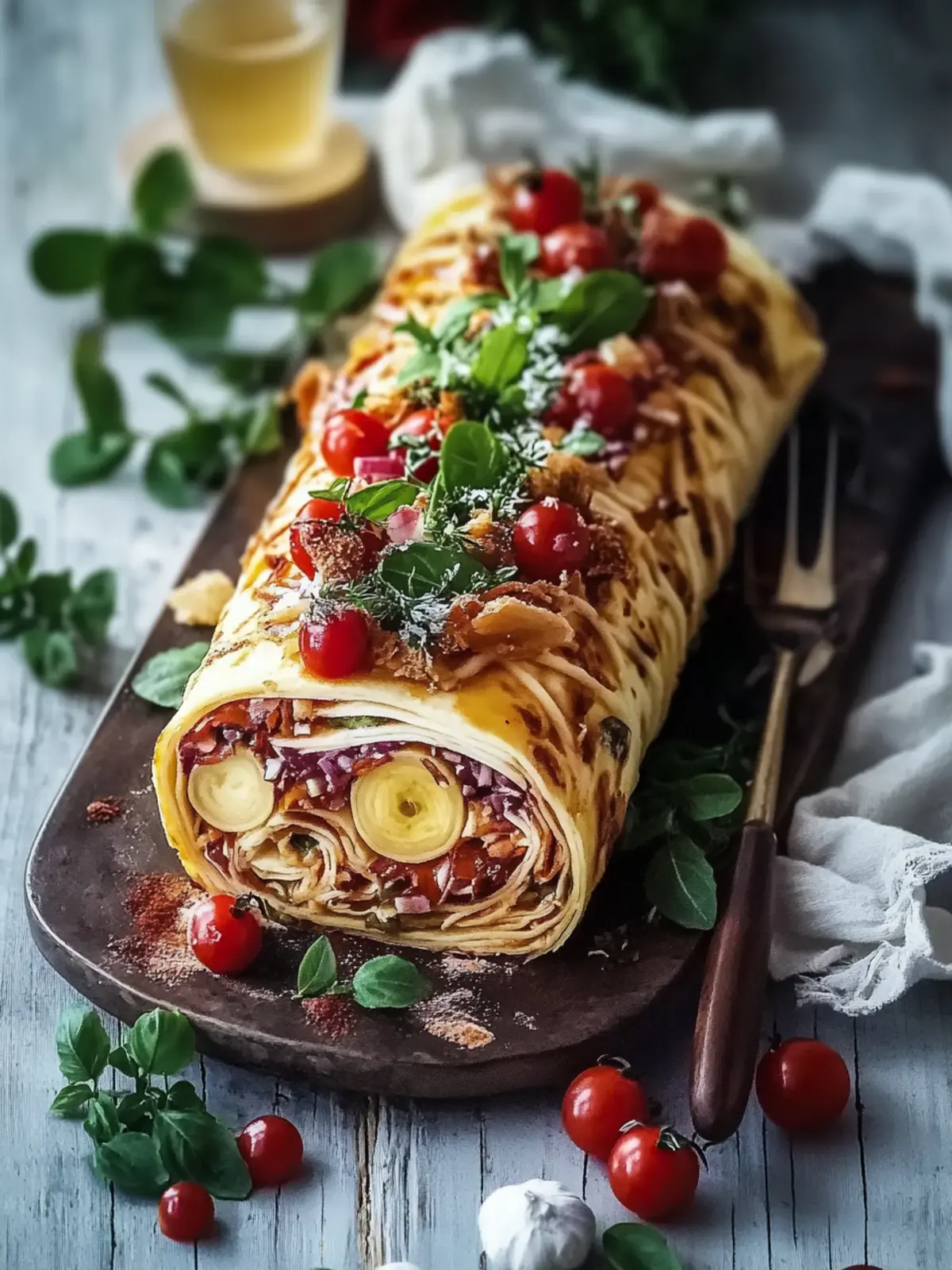Maxi-Roulade mit knuspriger Zwiebelkruste – Ein Fest für die Sinne 4 Maxi-Roulade mit knuspriger Zwiebelkruste