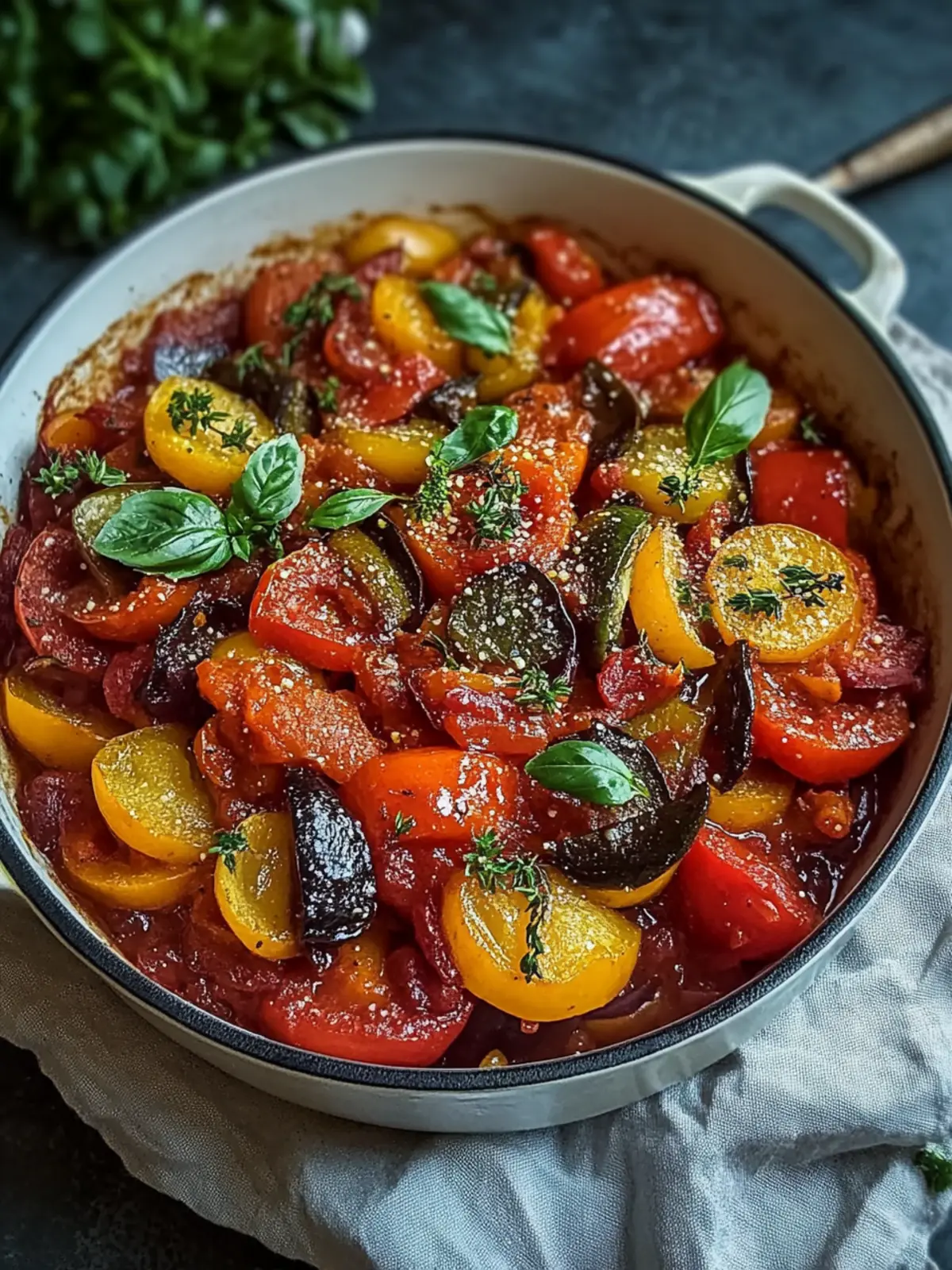 Herzhafter Ratatouille-Gemüseeintopf: Veganer Genuss für kalte Abende 3 Herzhafter Ratatouille-Gemüseeintopf