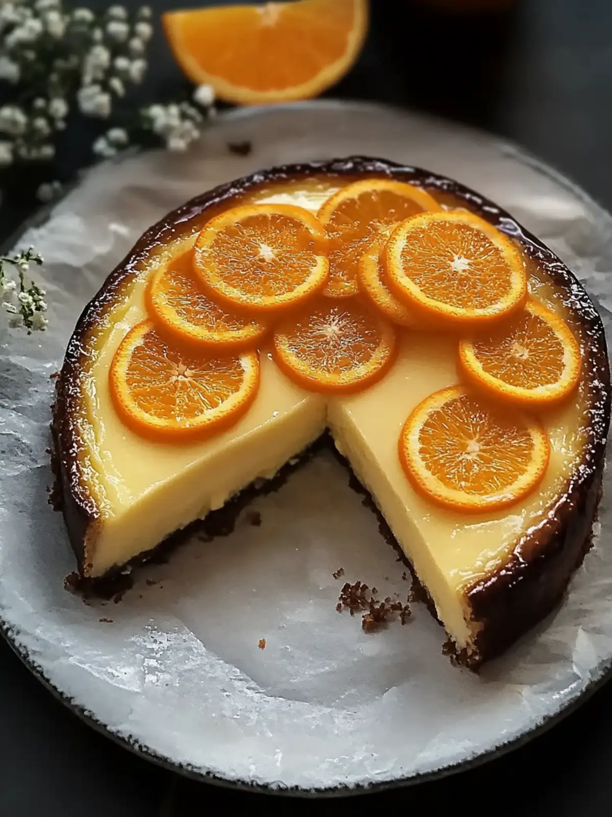Käsekuchen mit Orangenblütenfreude: Ein cremiger Genuss für jeden Anlass 4 Käsekuchen mit Orangenblütenfreude