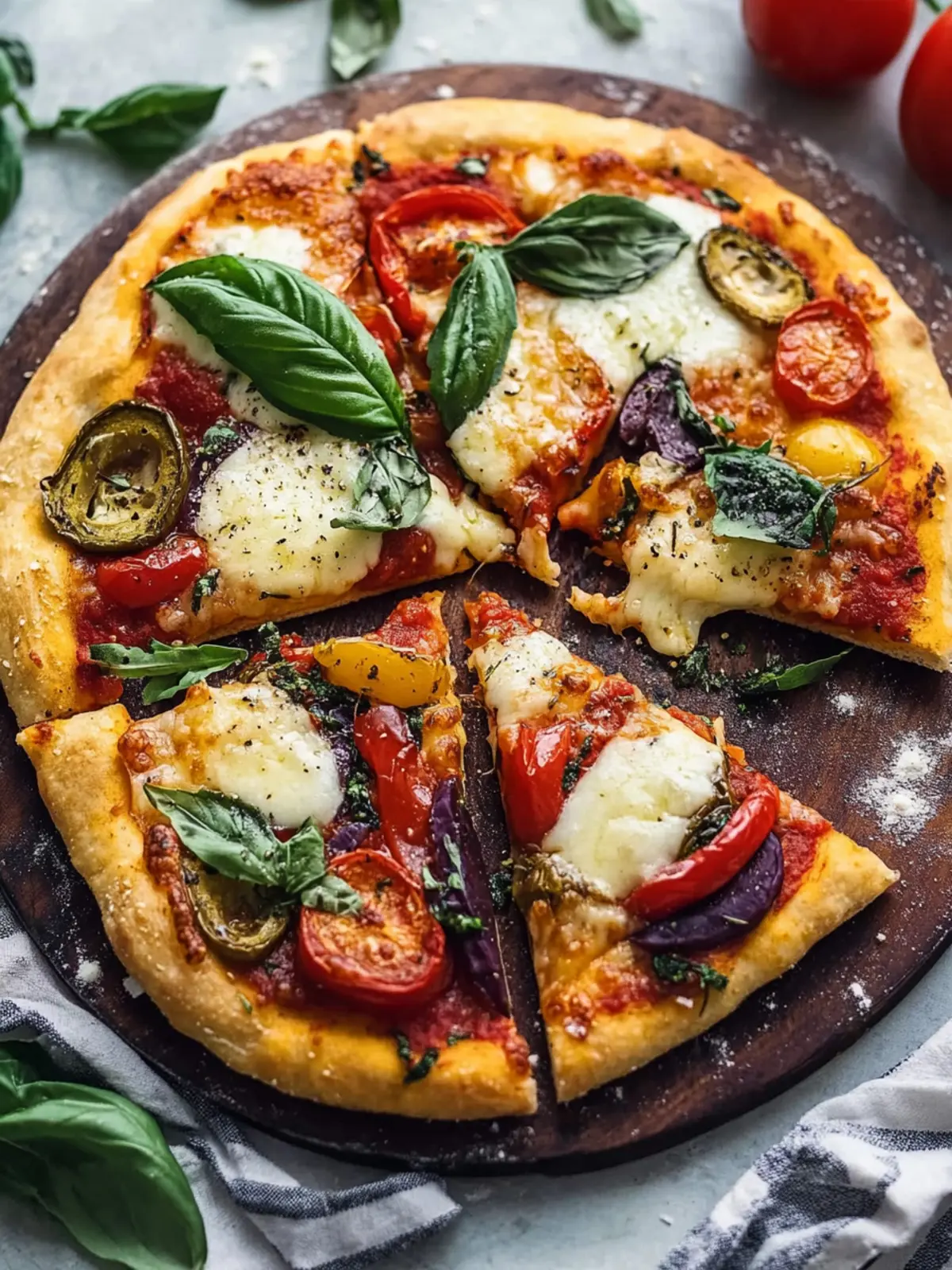 Geröstetes Gemüse Vollkornpizza – Knusprig & Gesund genießen 3 Geröstetes Gemüse Vollkornpizza