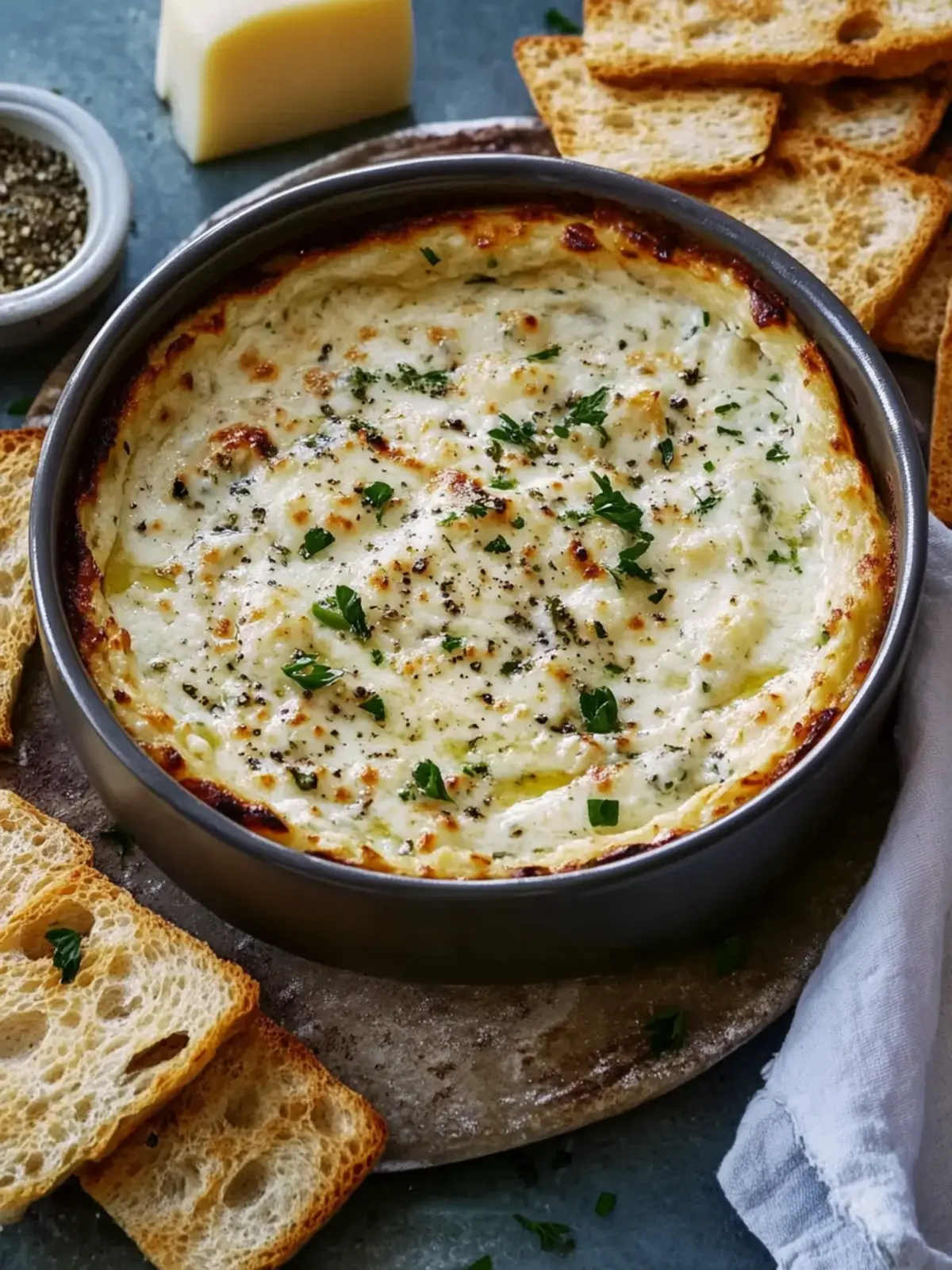 Gebackener Kohlrabi und Käse Dip für unvergessliche Abende 3 gebackener Kohlrabi und Käse Dip