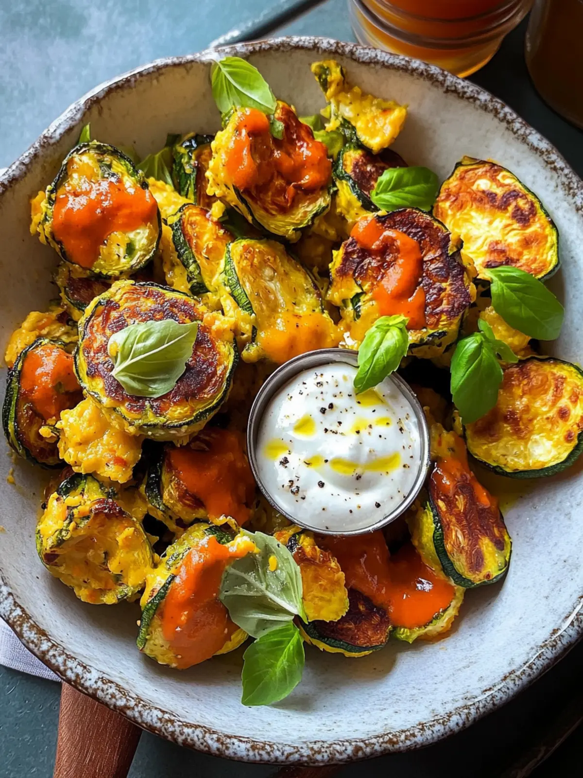 Knusprige Zucchini-Gemüse-Plätzchen