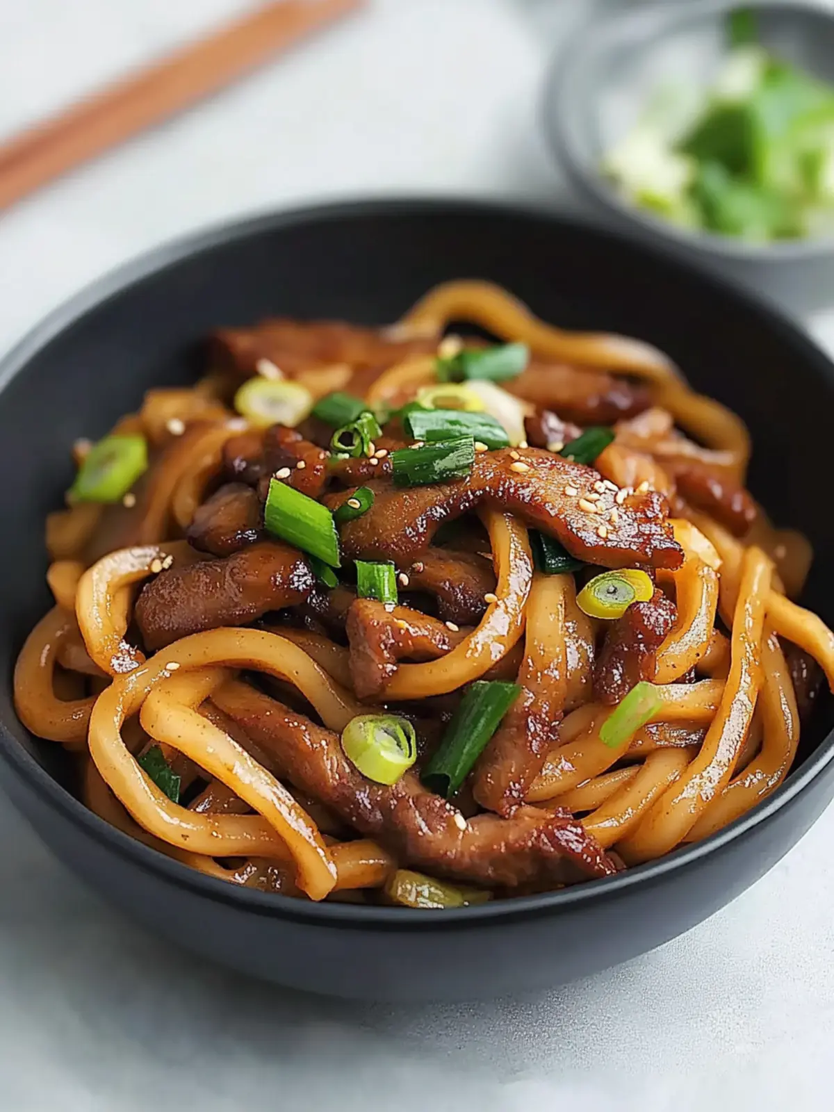 Klassisches Rindfleisch Udon Pfannengericht in 20 Minuten 2 Klassisches Rindfleisch Udon Pfannengericht