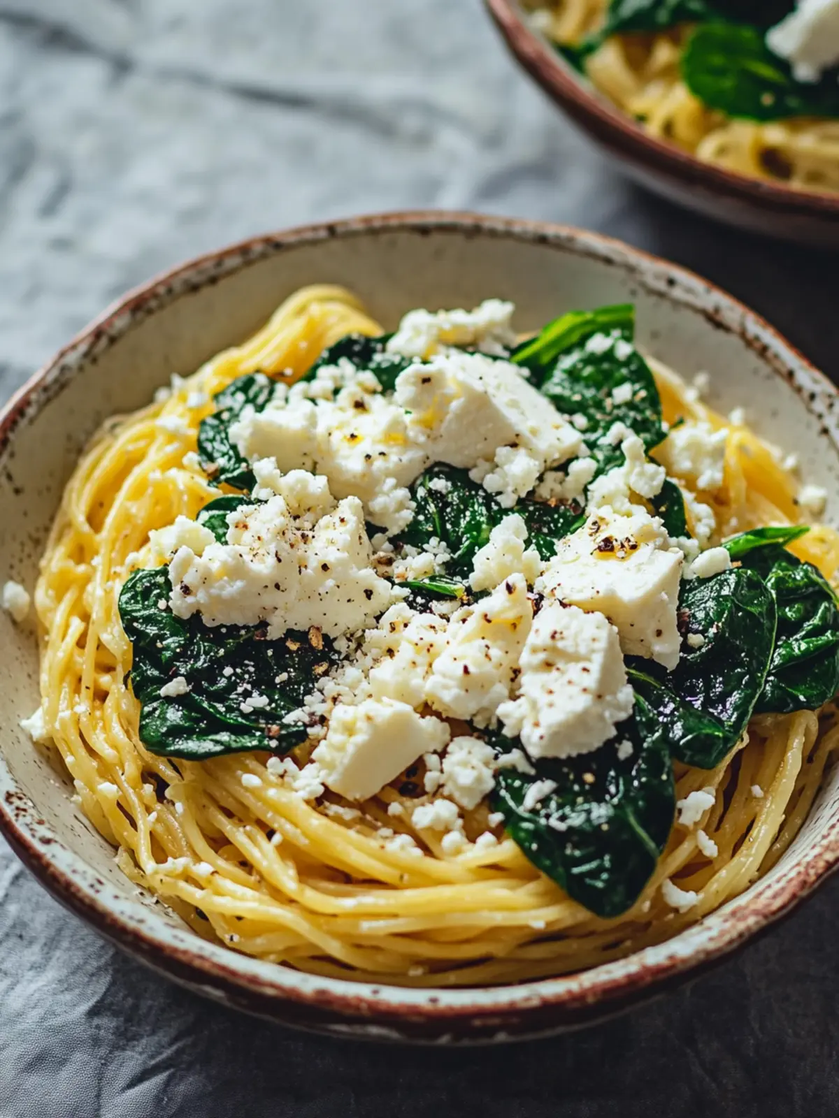 Spaghetti-Kürbis mit Spinat und Feta: Gesund und Lecker 3 Spaghetti-Kürbis mit Spinat und Feta