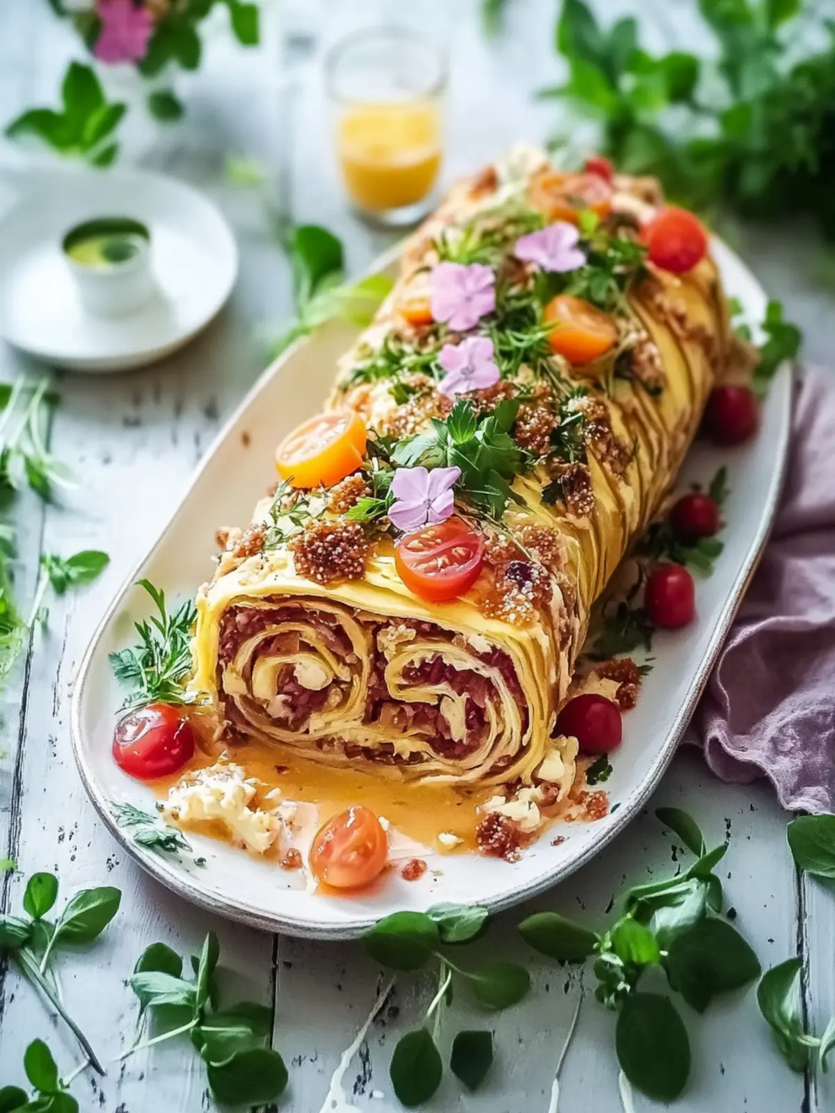 Maxi-Roulade mit knuspriger Zwiebelkruste – Ein Fest für die Sinne 2 Maxi-Roulade mit knuspriger Zwiebelkruste