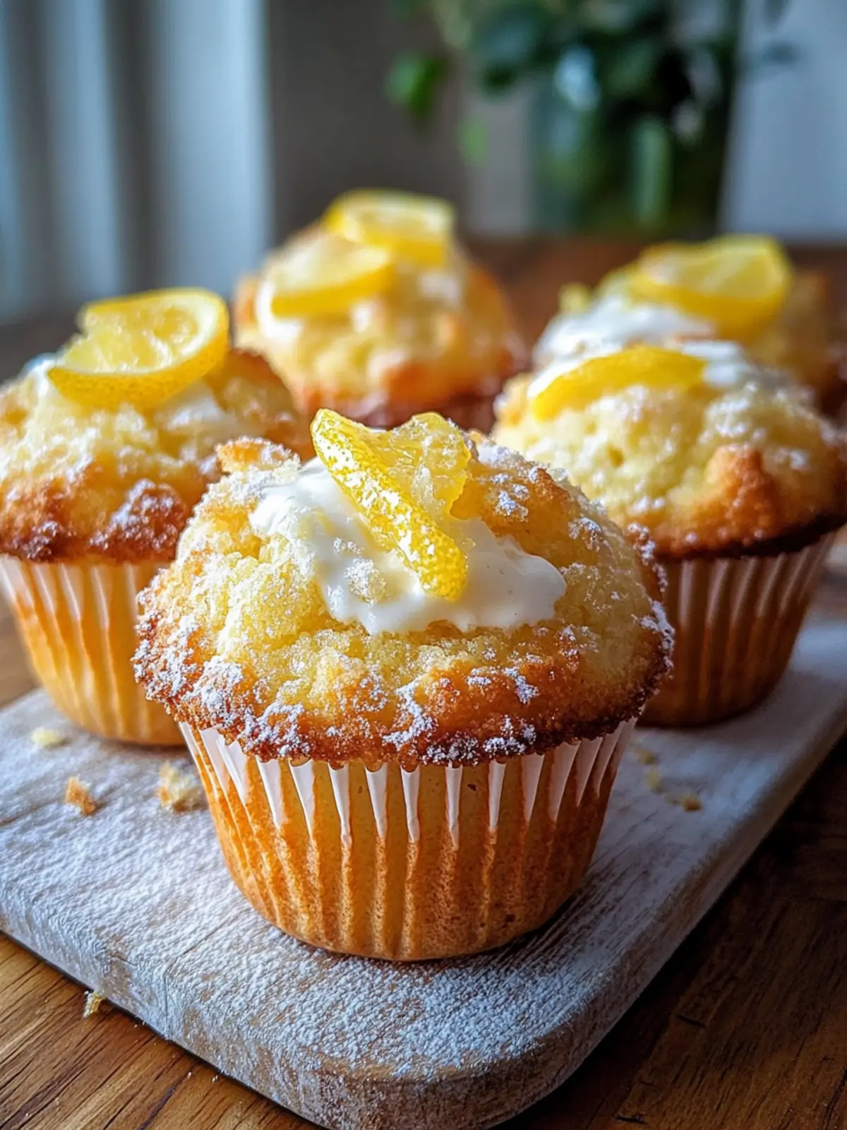 Muffins mit Zitronenschale und Joghurt – Saftig und lecker 2 Muffins mit Zitronenschale und Joghurt