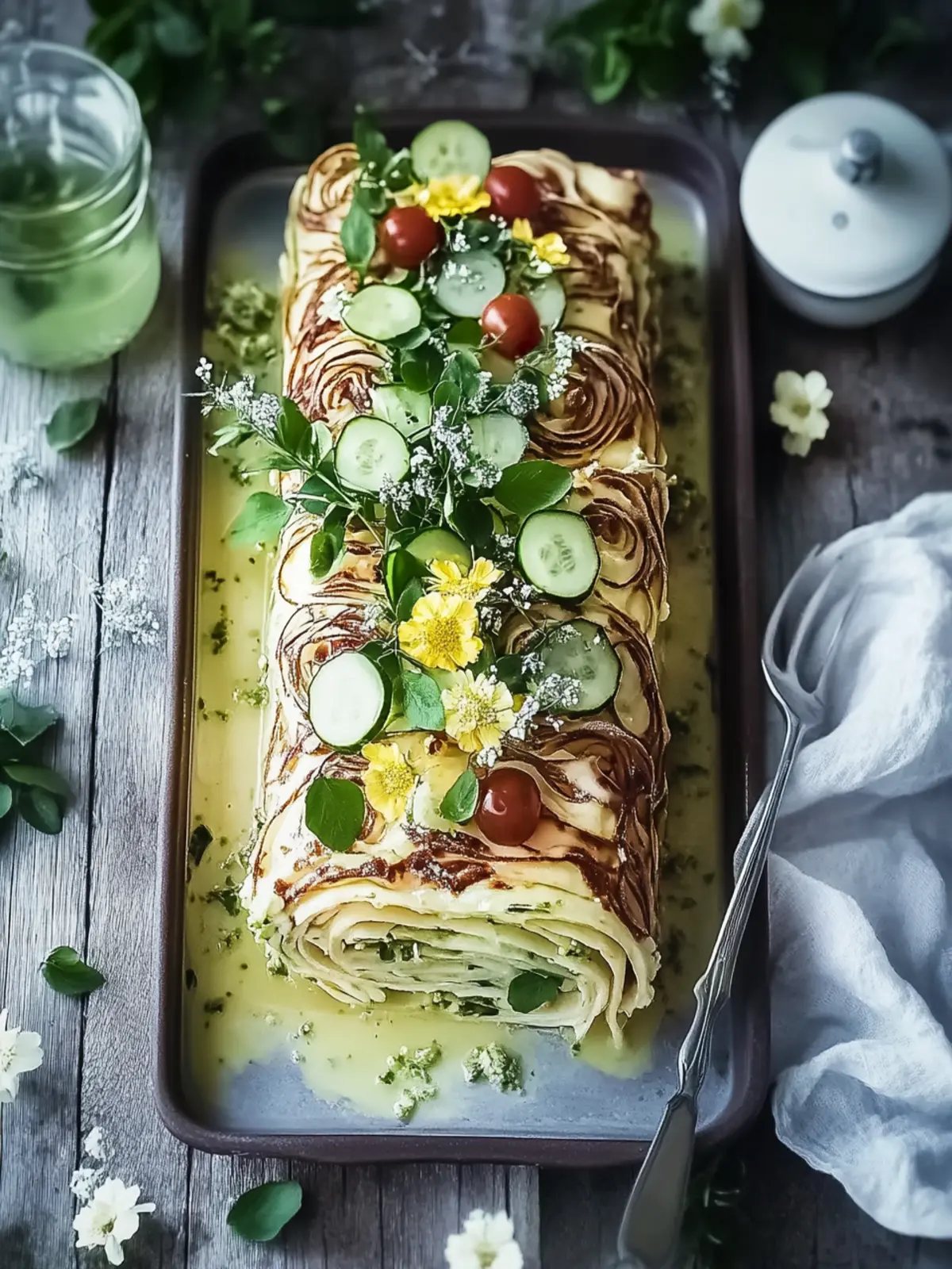 Maxi-Roulade mit knuspriger Zwiebelkruste – Ein Fest für die Sinne 5 Maxi-Roulade mit knuspriger Zwiebelkruste