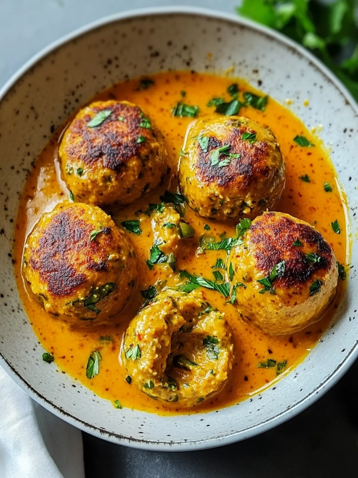 Vegane Linsenklöße in Currysauce: Der Genuss für Alle 5 Vegane Linsenklöße in Currysauce