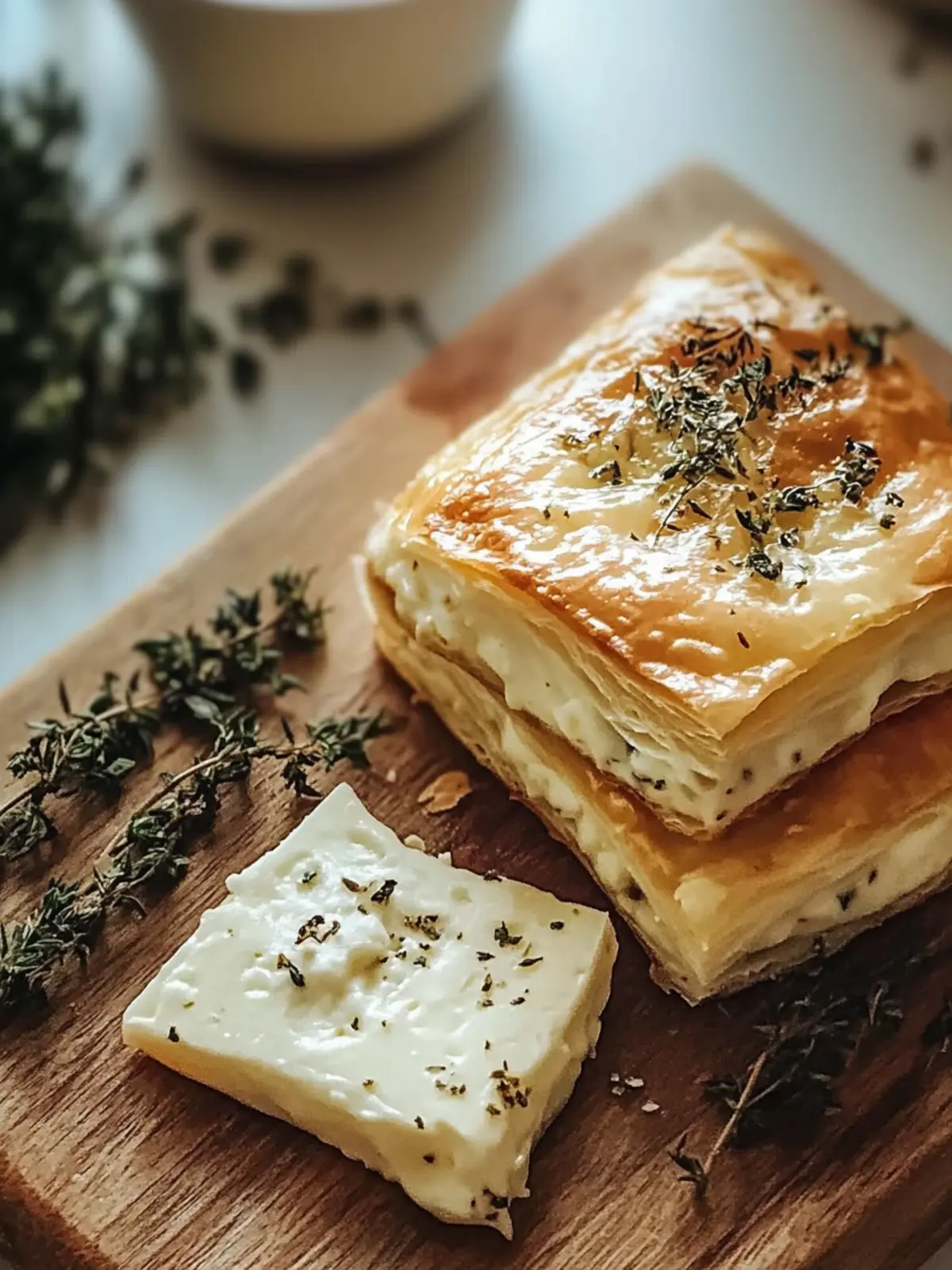 Einfach Kräuter und Käse genießen: Knusprige Blätterteigbissen 4 Einfach Kräuter und Käse genießen