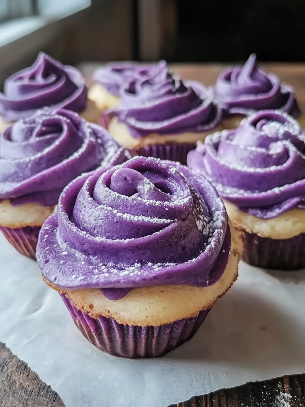 Ube Zimtschnecken mit cremigem Frosting – Der süßeste Genuss 3 Ube Zimtschnecken mit cremigem Frosting