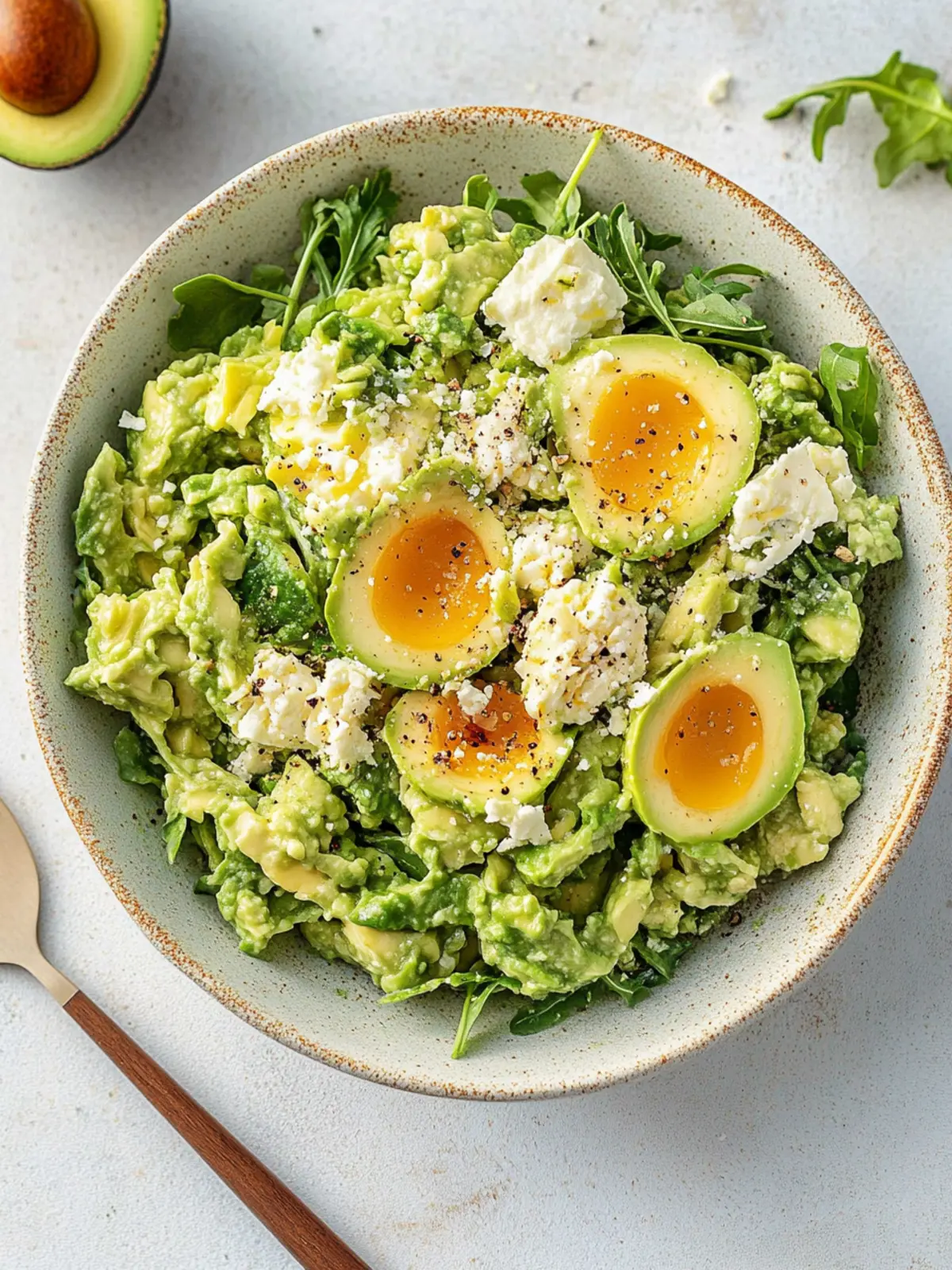 Schneller Avocado Eiersalat für gesundes Wohlfühlessen 2 Avocado Eiersalat
