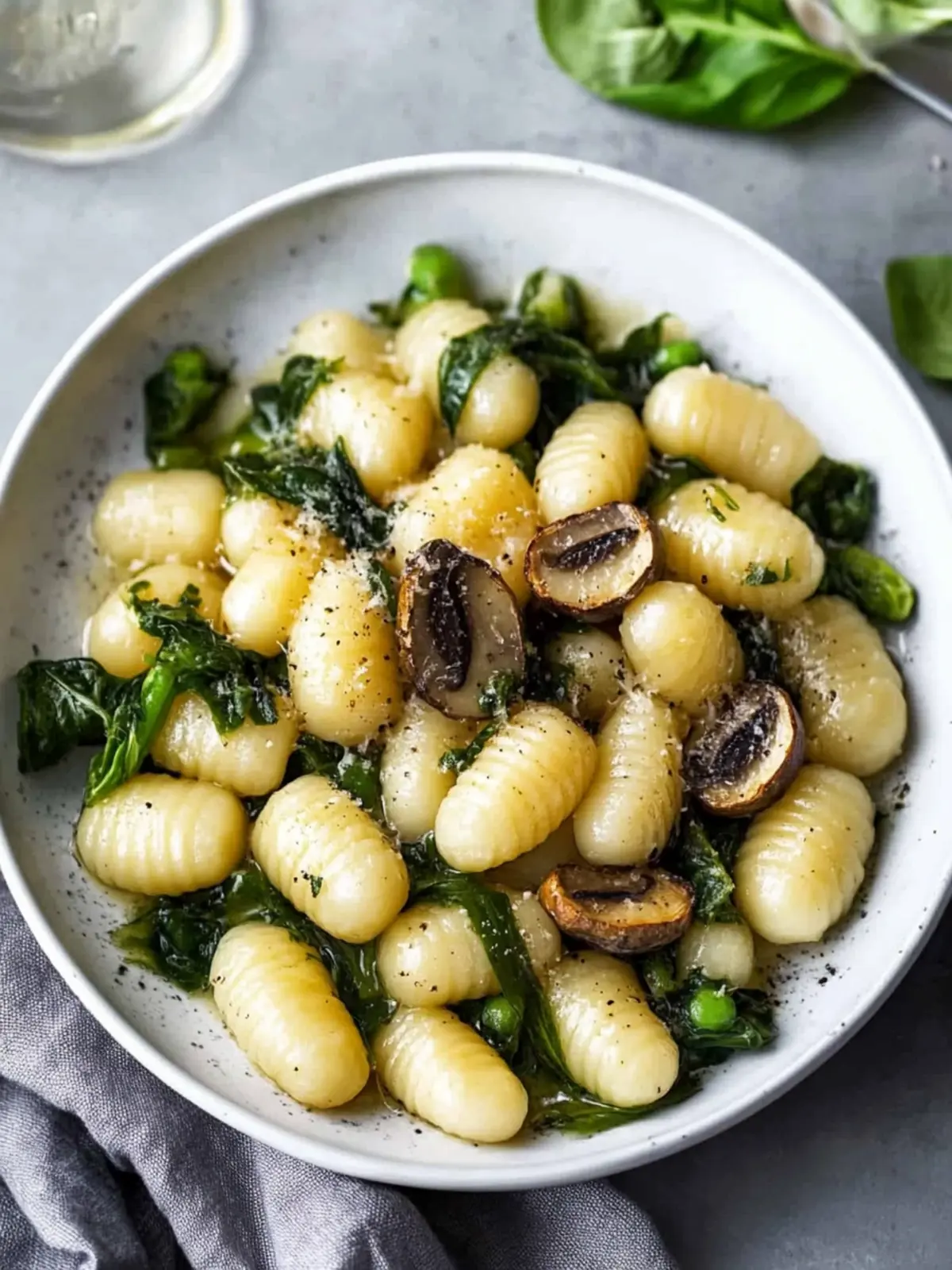 Blechpfanne Spargel Champignon Gnocchi für genussvolle Abende 4 Blechpfanne Spargel Champignon Gnocchi