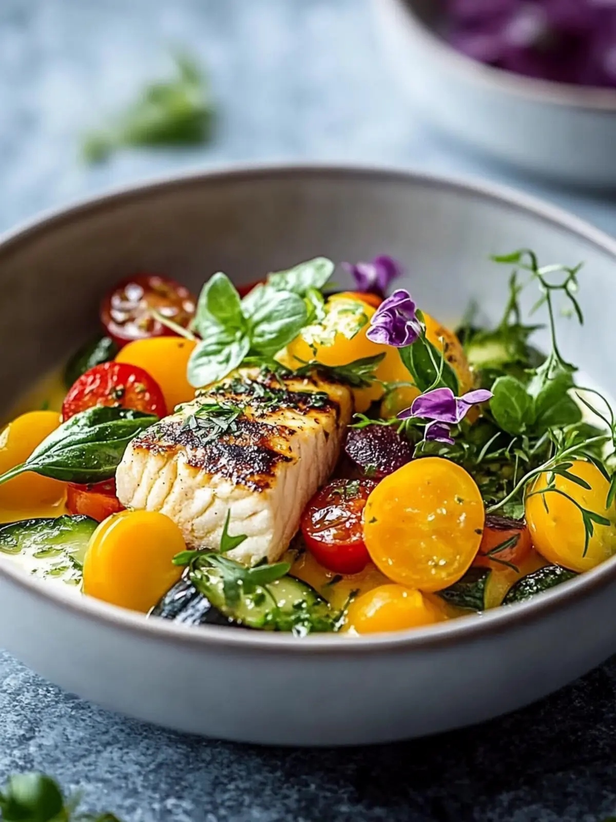 Bunte geröstete Gemüse treffen auf cremige Sauce – Gesund genießen 3 Bunte geröstete Gemüse treffen auf cremige Sauce