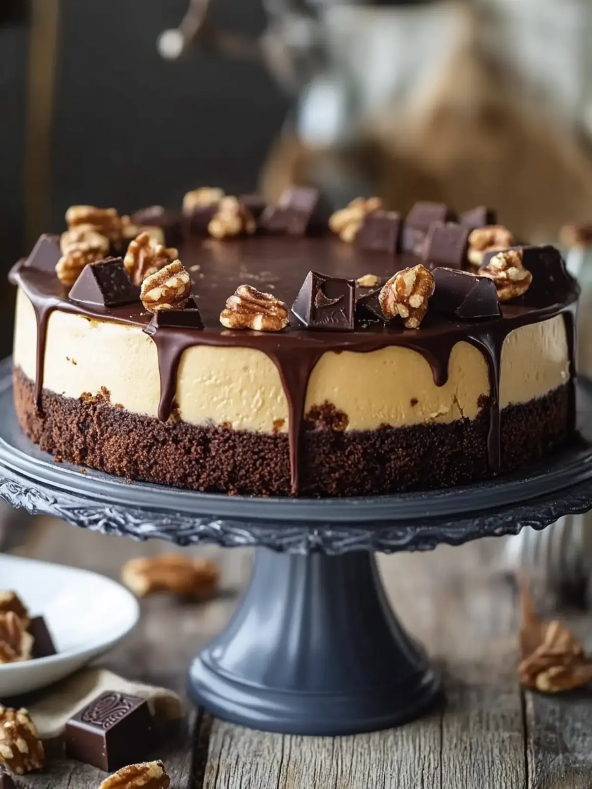 Erdnussbutter Schokoladen Käsekuchen im Handumdrehen genießen 2 Erdnussbutter Schokoladen Käsekuchen