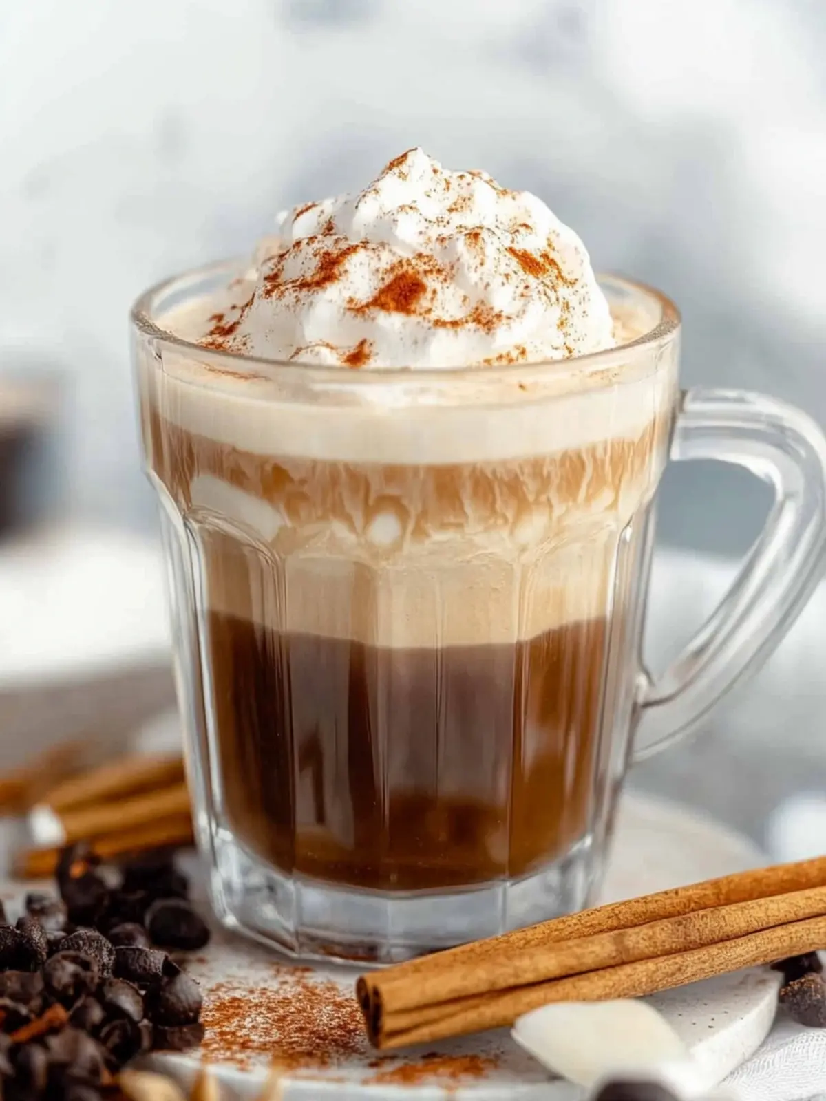 Cremiger Eiskalter Kürbisgewürz Latte