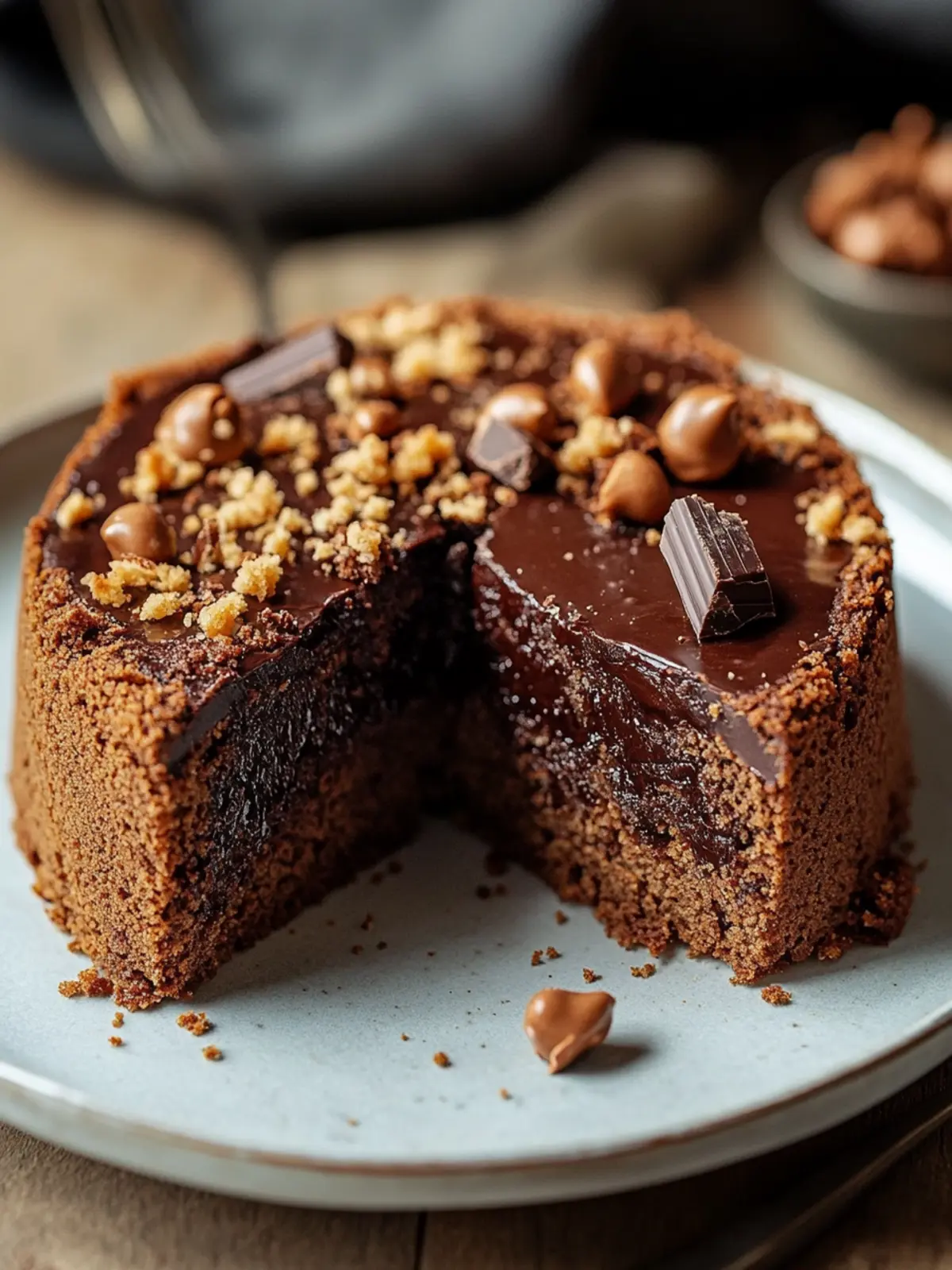 Haferflocken-Kuchen mit Schokolade: Gesund und unwiderstehlich lecker 4 Haferflocken-Kuchen mit Schokolade