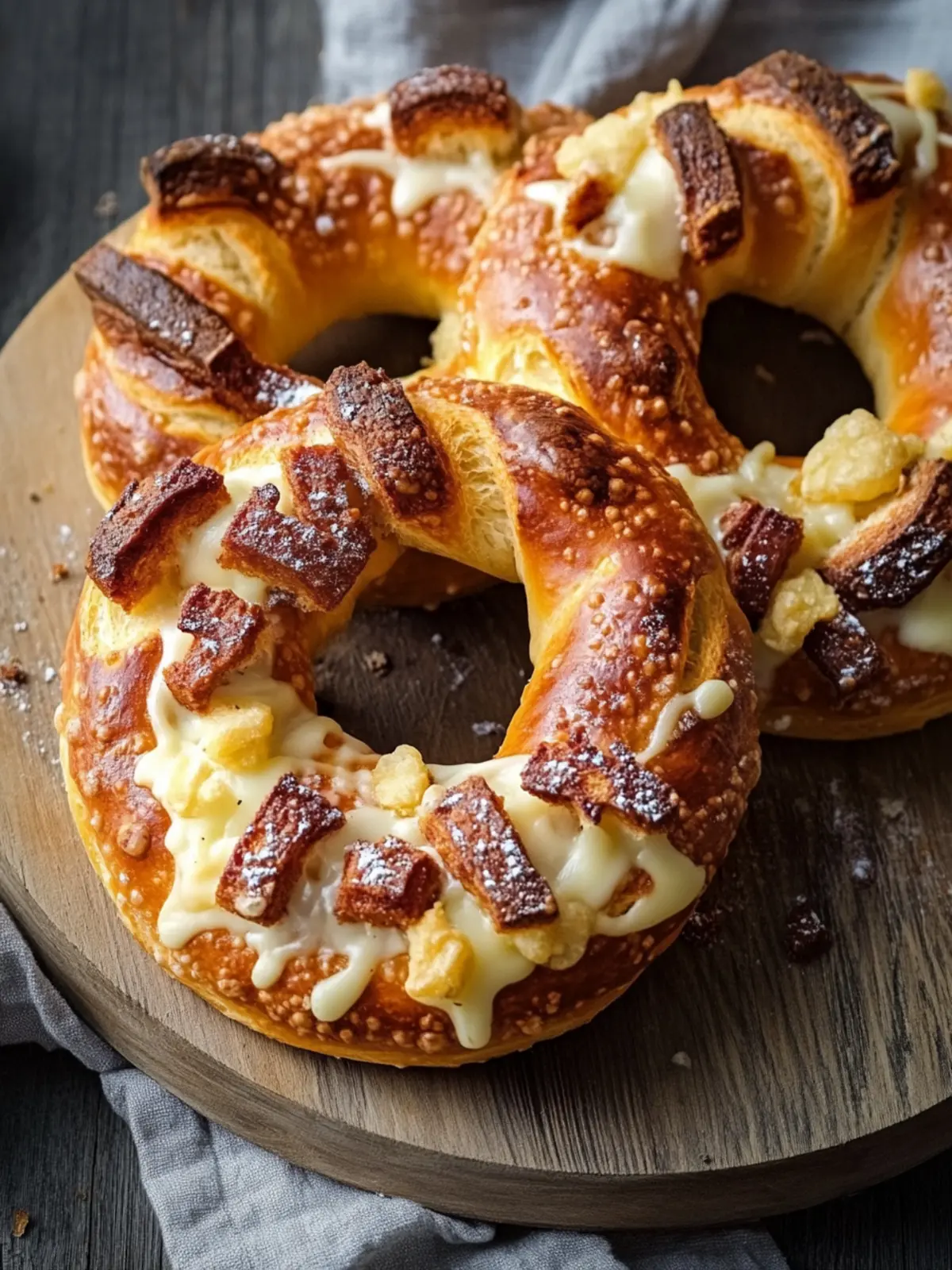 Gebratene Brezeln mit Schinken und Käse – Ein Genuss für Jeden 5 Gebratene Brezeln mit Schinken und Käse