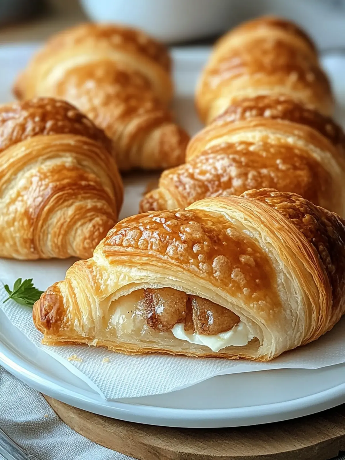 Wurst Frischkäse Croissants: Doppelt lecker und schnell gemacht 4 Wurst Frischkäse Croissants