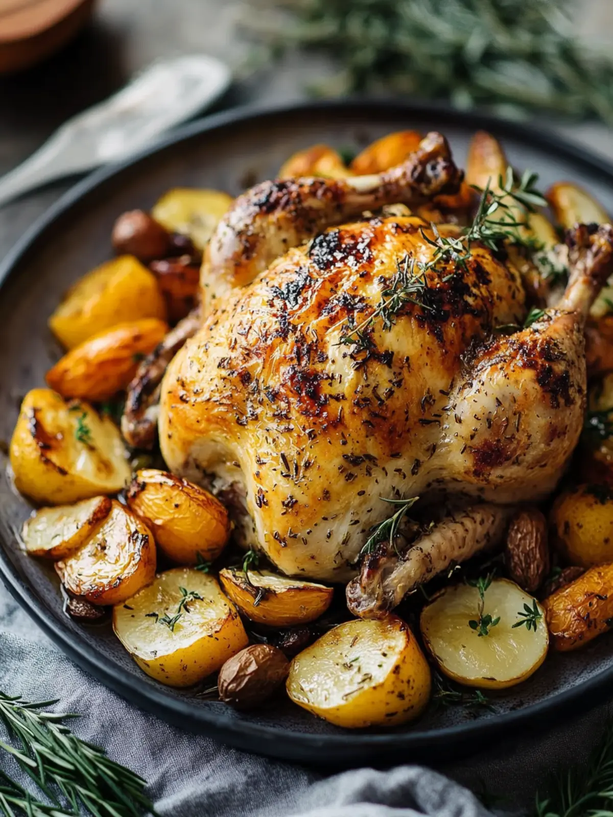 Saftiges Römertopf Kräuterhähnchen: Ein Fest für die Sinne 5 Saftiges Römertopf Kräuterhähnchen