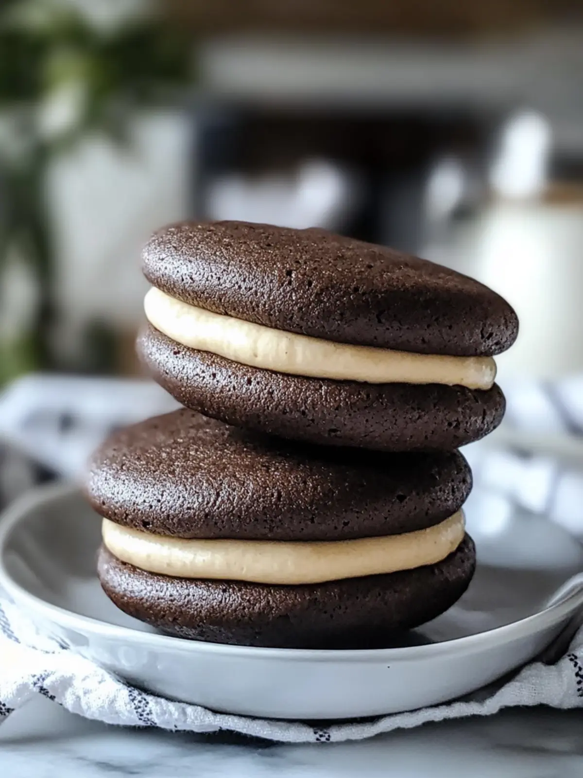 Schokoladenkaffee-Whoopie-Pies mit Whiskey für Genussmomente 4 Schokoladenkaffee-Whoopie-Pies