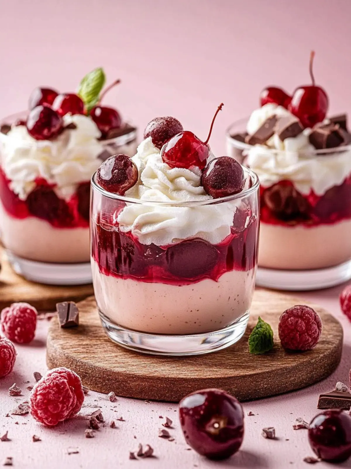 Schokoladenkirschen-Dessert: Cremig und schnell zubereitet 3 Schokoladenkirschen-Dessert