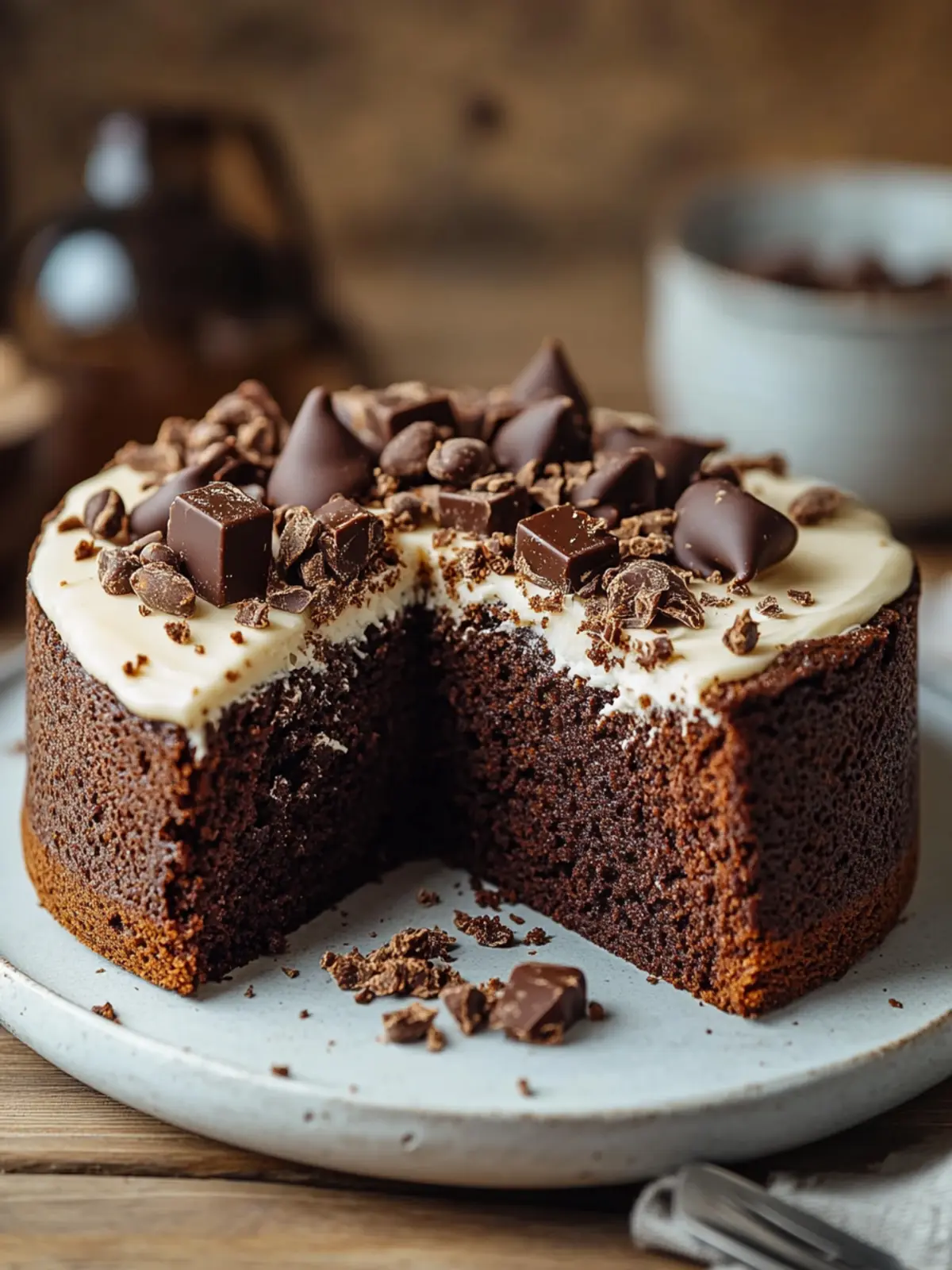 Haferflocken-Kuchen mit Schokolade: Gesund und unwiderstehlich lecker 3 Haferflocken-Kuchen mit Schokolade