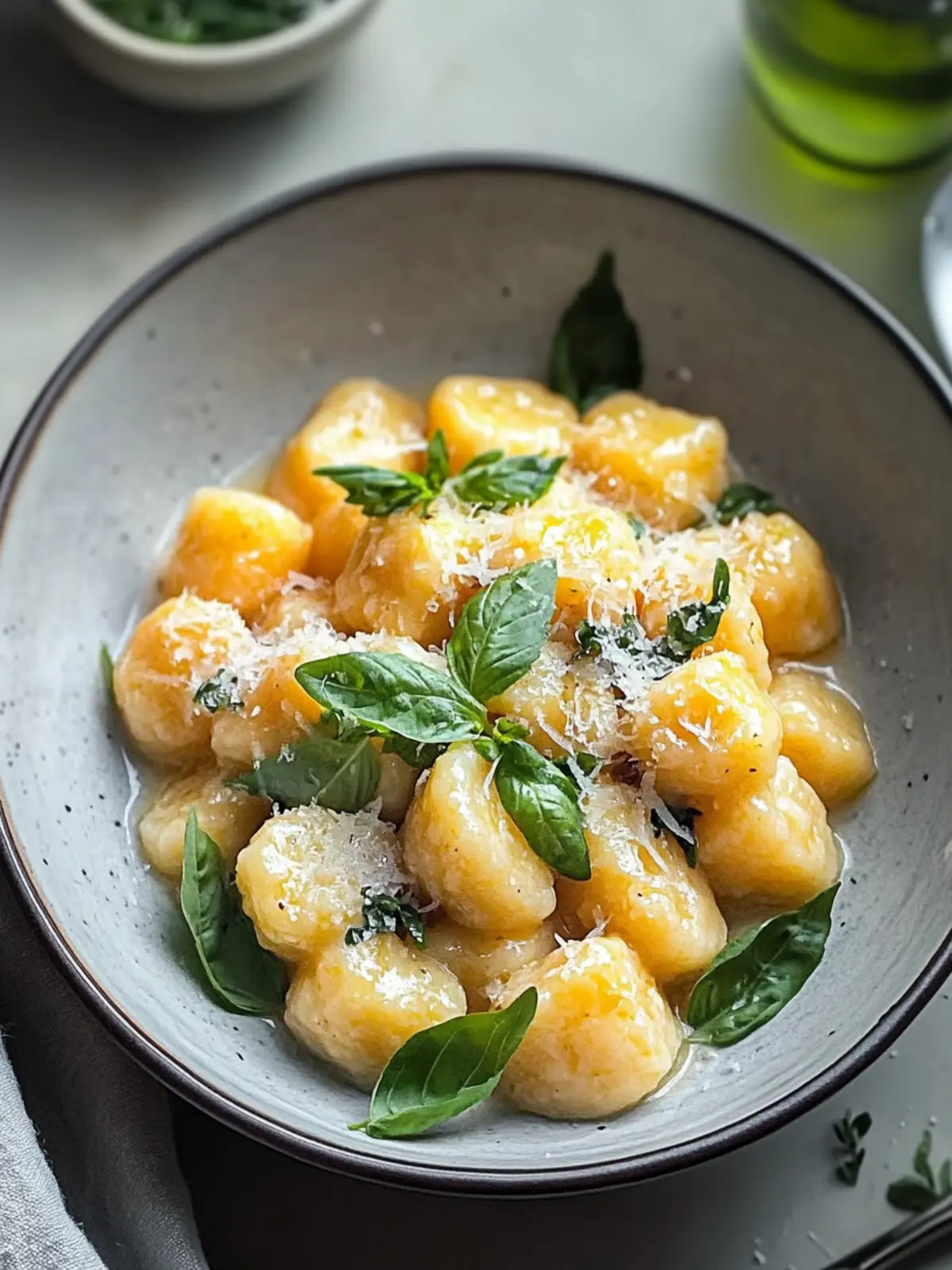 Perfekte hausgemachte Süßkartoffelgnocchi