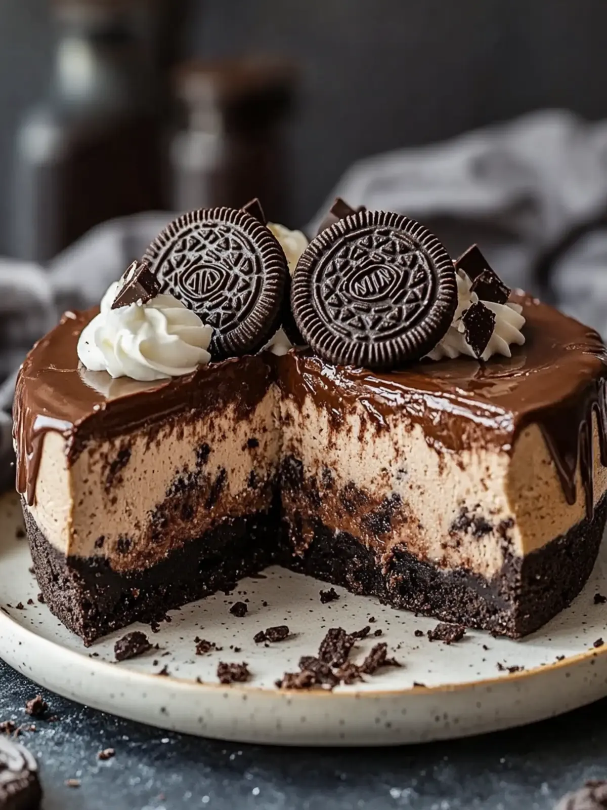 Kein Backen Oreo Nutella Käsekuchen Traum – Einfach unwiderstehlich 4 Kein Backen Oreo Nutella Käsekuchen Traum