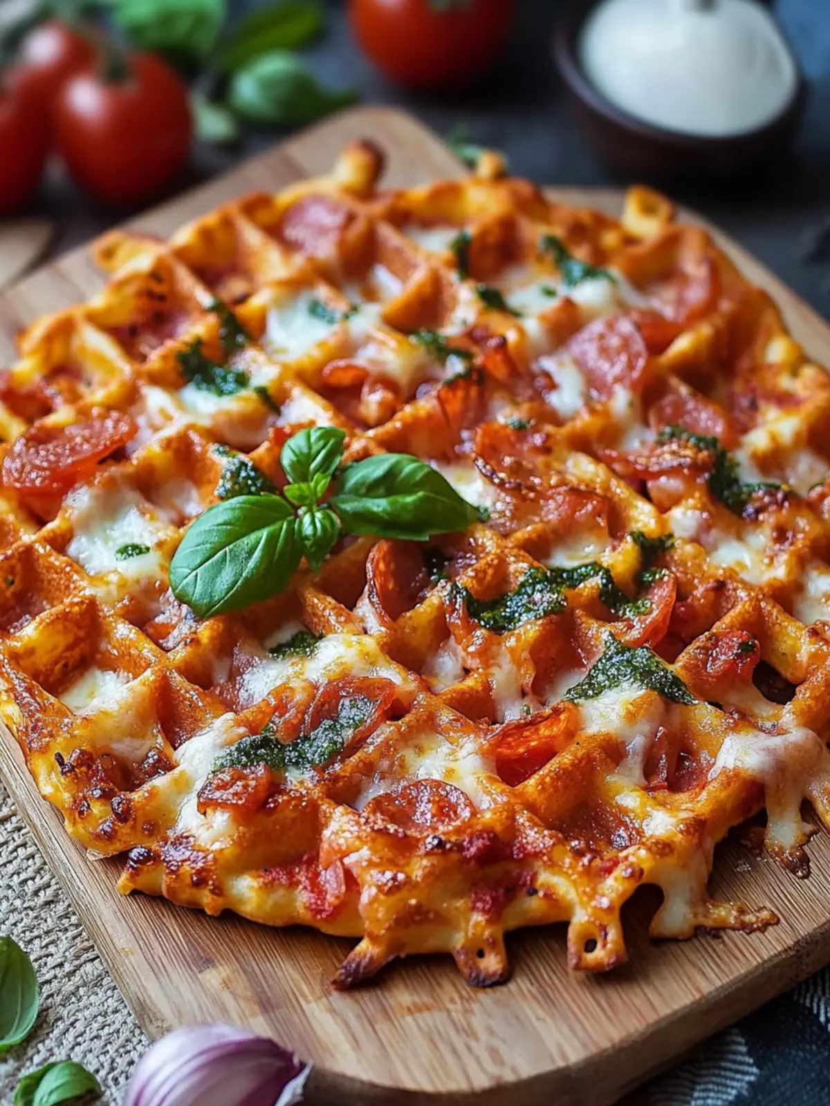 Mach deine eigenen Pizza-Waffeln: Schneller Genuss für alle 2 Mach deine eigenen Pizza-Waffeln