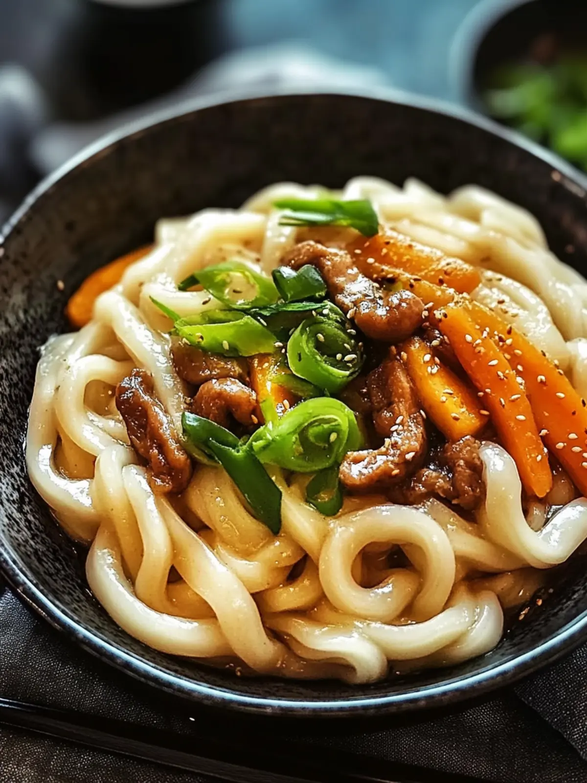Schwarzer Pfeffer Rindfleisch Udon: Schnell und Einfach Genießen 4 Schwarzer Pfeffer Rindfleisch Udon