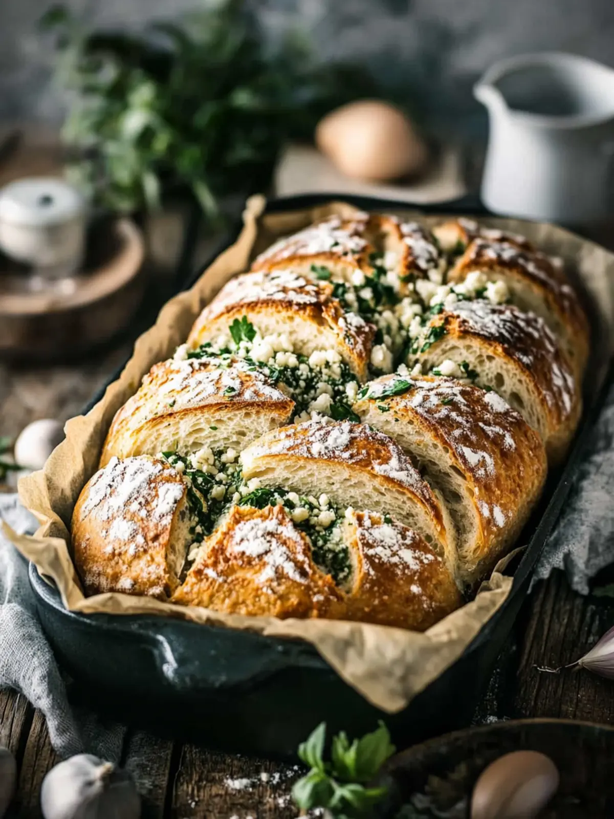 Wilder Knoblauch Zupfbrot für den perfekten Brunch Spaß 4 Wilder Knoblauch Zupfbrot