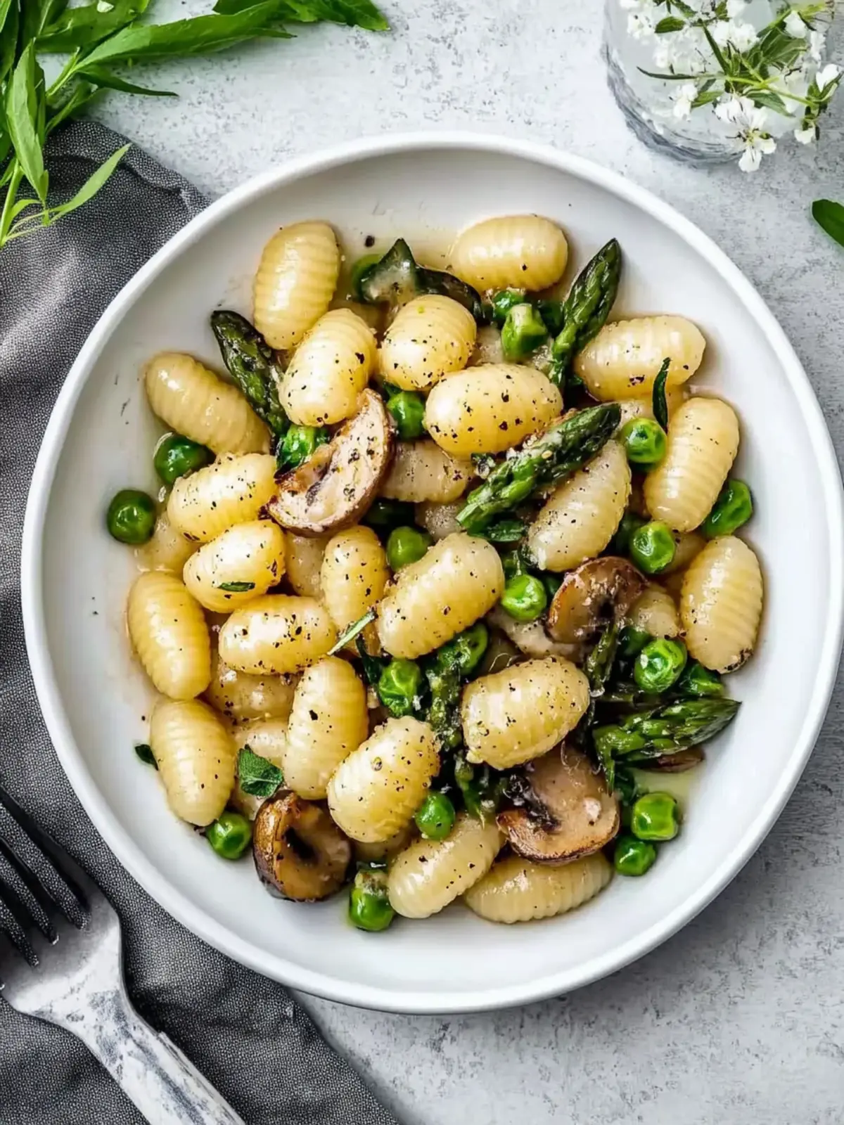 Blechpfanne Spargel Champignon Gnocchi für genussvolle Abende 2 Blechpfanne Spargel Champignon Gnocchi