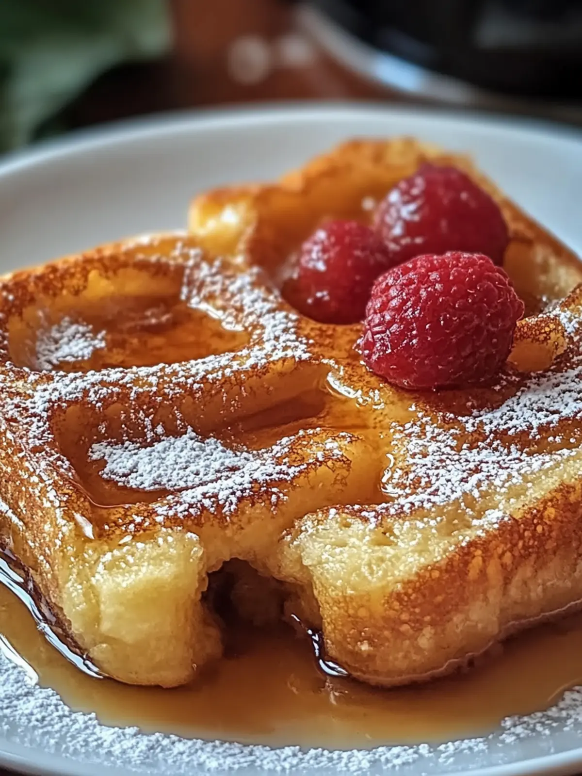 Der französische Toast Auflauf: Ein Cinnamon Roll Traum 4 der französische Toast